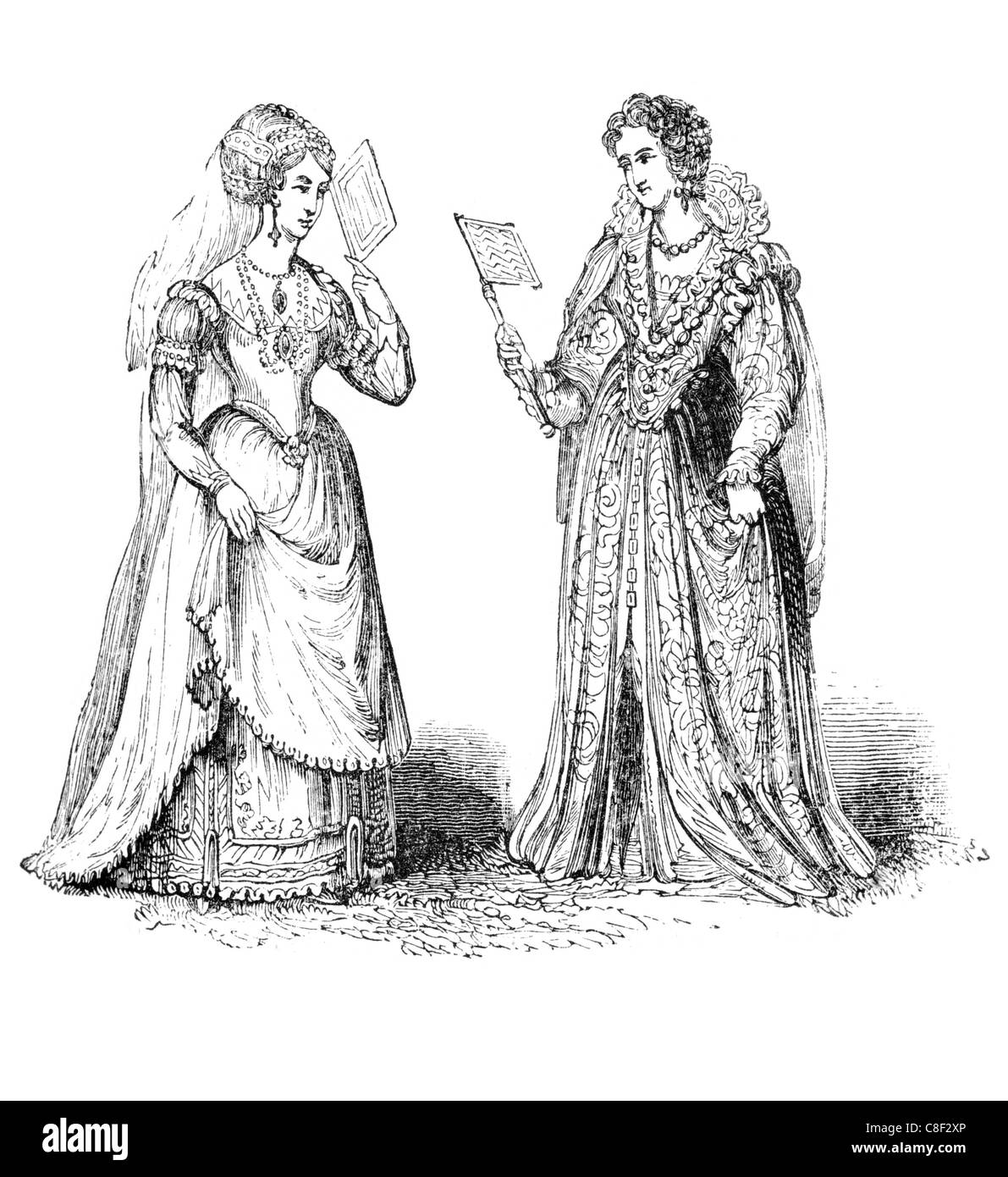Padua sechzehnten Jahrhundert Kostüm Kostüme Kleidung Kleidung Kleiderschrank Kleid Gewand Bekleidung Textilien Textil Stoff Bekleidungsstoffe Stockfoto Padua sechzehnten Jahrhundert Kostüm Kostüme Kleidung Kleidung Kleiderschrank Kleid Gewand Bekleidung Textilien Textil Stoff Bekleidungsstoffe Stockfoto