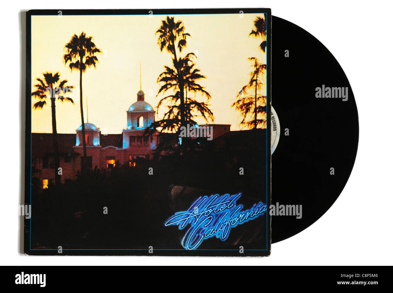 Das Album Der Eagles Hotel California Stockfotografie Alamy