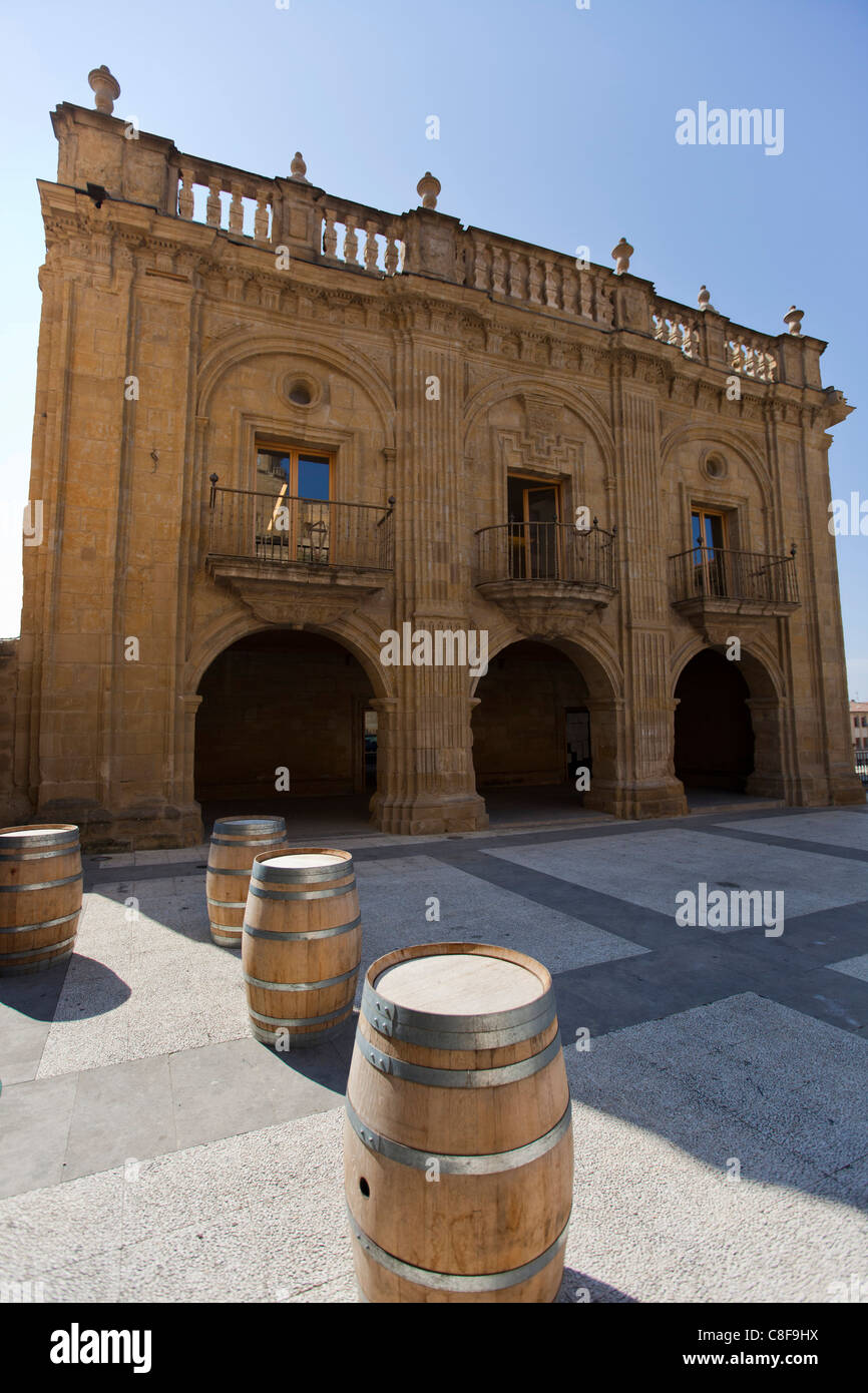 Palacio del Ayuntamiento, Labastida, Alava, Baskenland, Spain.110695 Spain Stockfoto