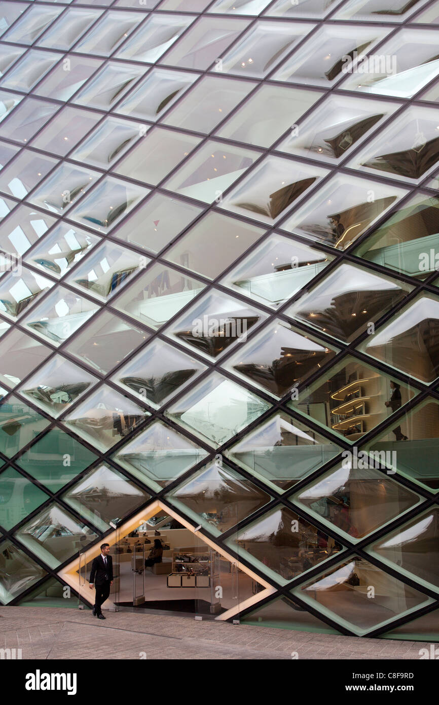 Tokio, City, Japan, Novembers, Asien, Bezirk, Omotesando, Architektur, modern, Glas, Geschäft, Handel, Shop, Kaufhaus Stockfoto