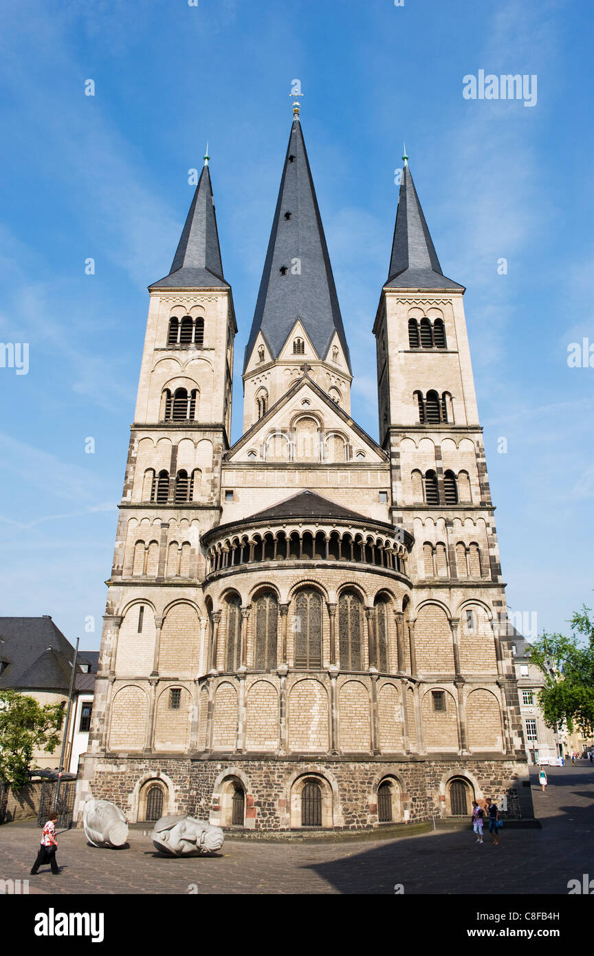Bonn Kathedrale, Bonn, Nord Westfalen Rheinland Stockfoto
