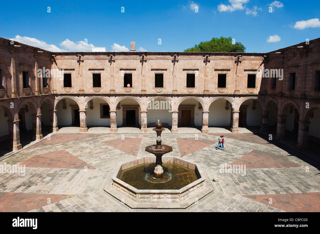 Palacio Clavijero, Morelia, UNESCO-Weltkulturerbe, Bundesstaat Michoacan, Mexiko Stockfoto