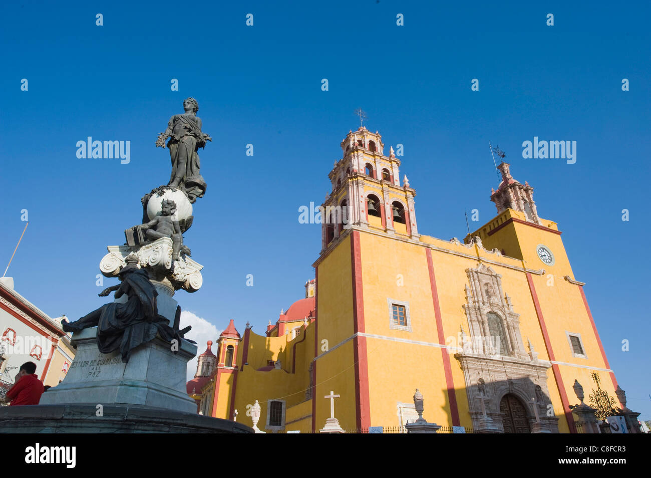 Basilica de Nuestra Senora de Guanajuato, Guanajuato, UNESCO-Weltkulturerbe, Bundesstaat Guanajuato, Mexiko Stockfoto