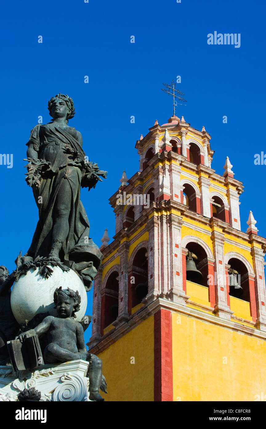 Basilica de Nuestra Senora de Guanajuato, Guanajuato, UNESCO-Weltkulturerbe, Bundesstaat Guanajuato, Mexiko Stockfoto