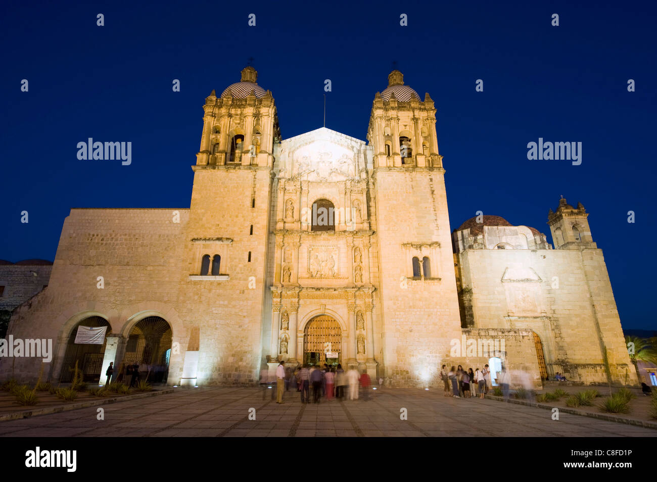 Die Kirche Santo Domingo, Oaxaca, Bundesstaat Oaxaca, Mexiko Stockfoto