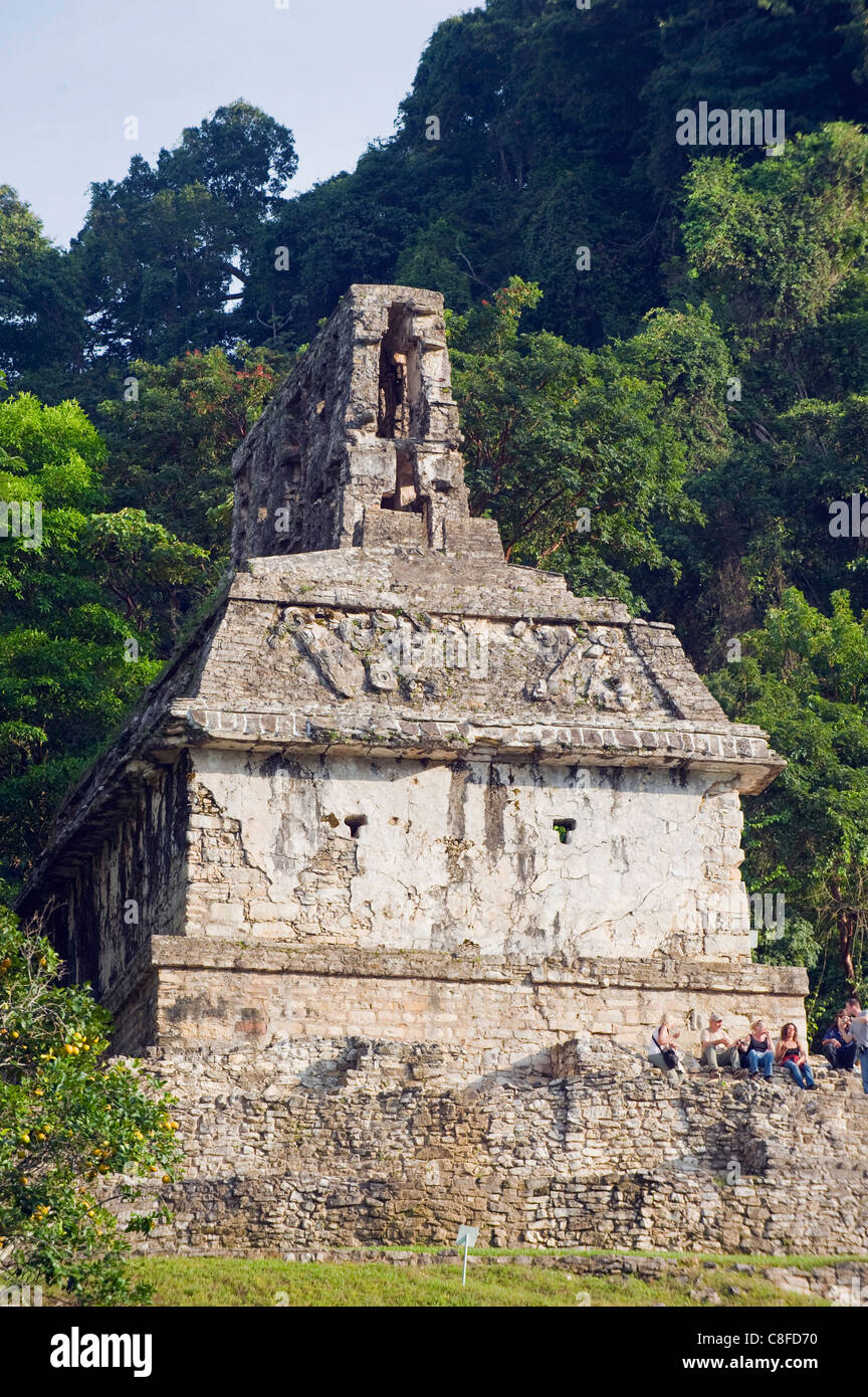 Maya-Ruinen, Palenque, UNESCO-Weltkulturerbe, Bundesstaat Chiapas, Mexiko Stockfoto