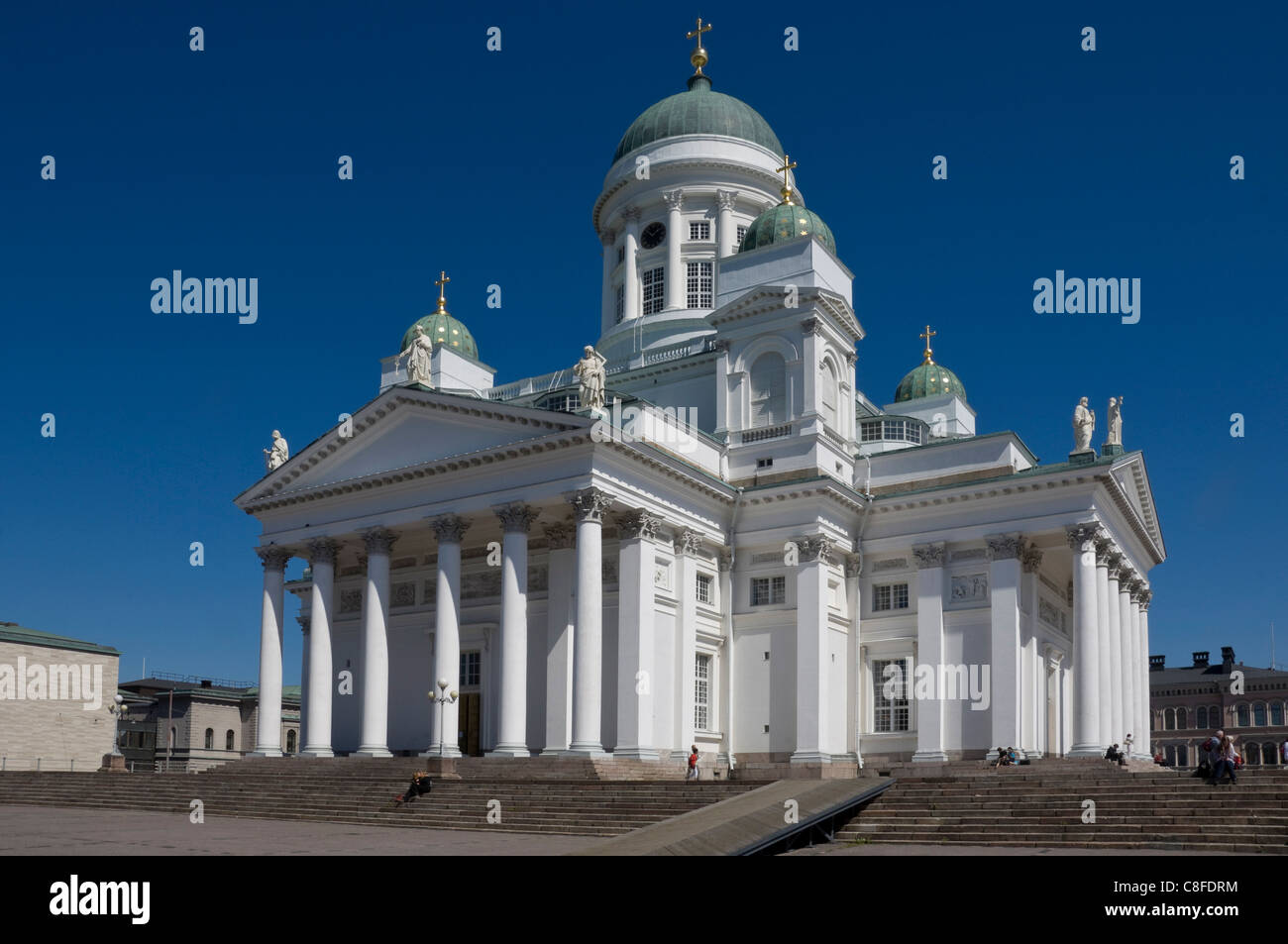 Die lutherische Kathedrale, Senatsplatz, Helsinki, Finnland, Skandinavien Stockfoto