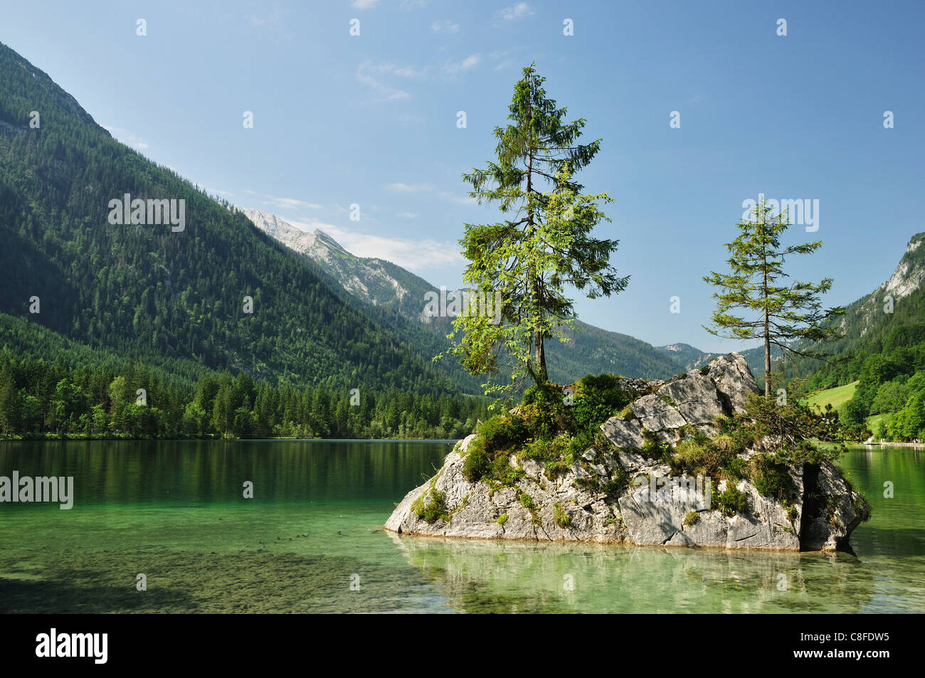 Hintersee, Berchtesgadener Land, Bayern, Deutschland Stockfoto