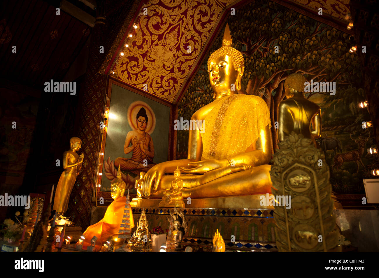 Wat Suan Dok, Chiang Mai, Provinz Chiang Mai, Thailand, Südostasien Stockfoto