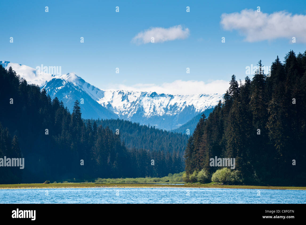 Windham Bay und Chuck River Wilderness Area, südöstlichen Alaska, Alaska, Vereinigte Staaten von Amerika Stockfoto