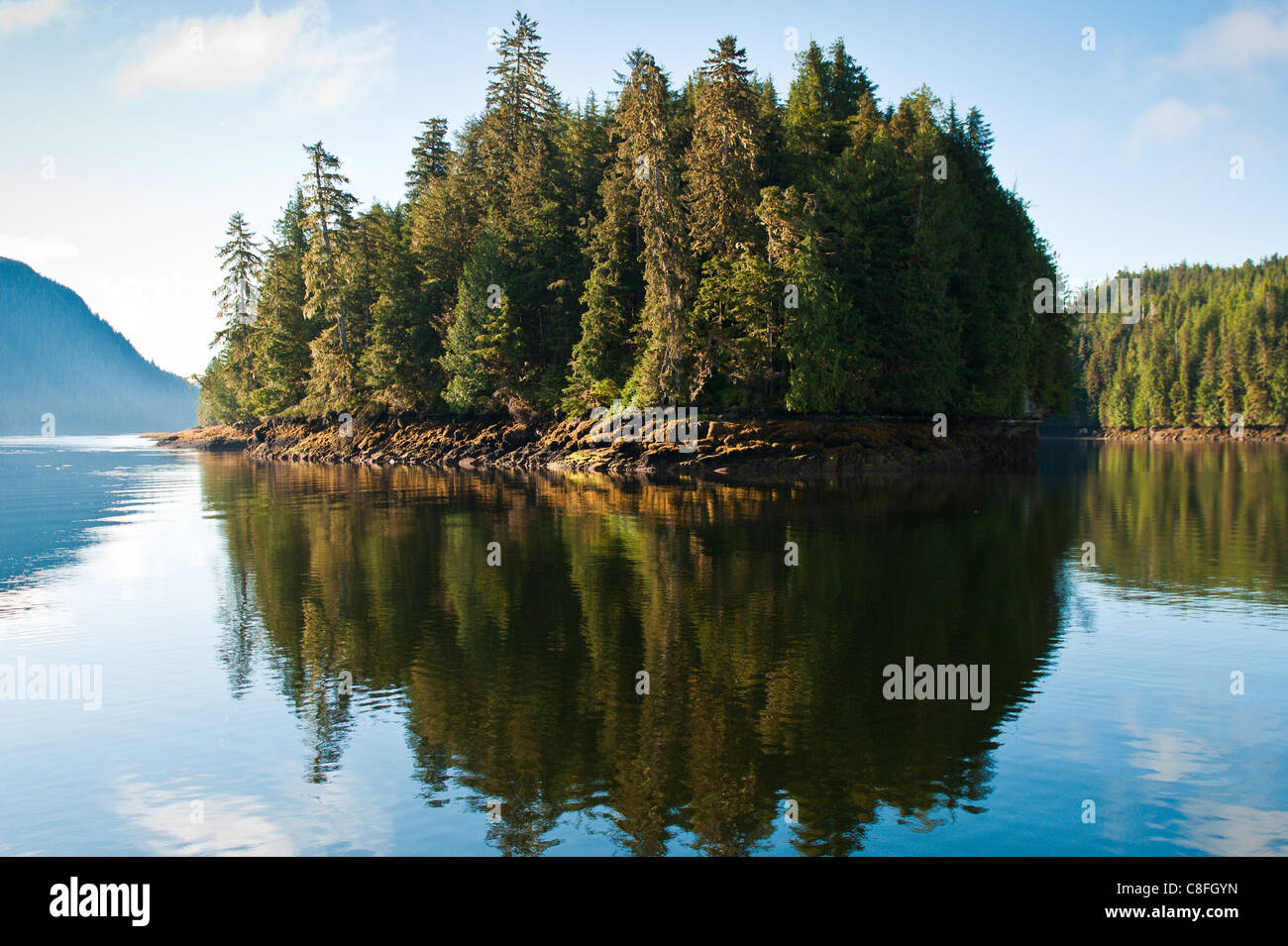 Ja Bay im Großraum Cleveland Halbinsel von Southeast Alaska, Alaska, Vereinigte Staaten von Amerika Stockfoto