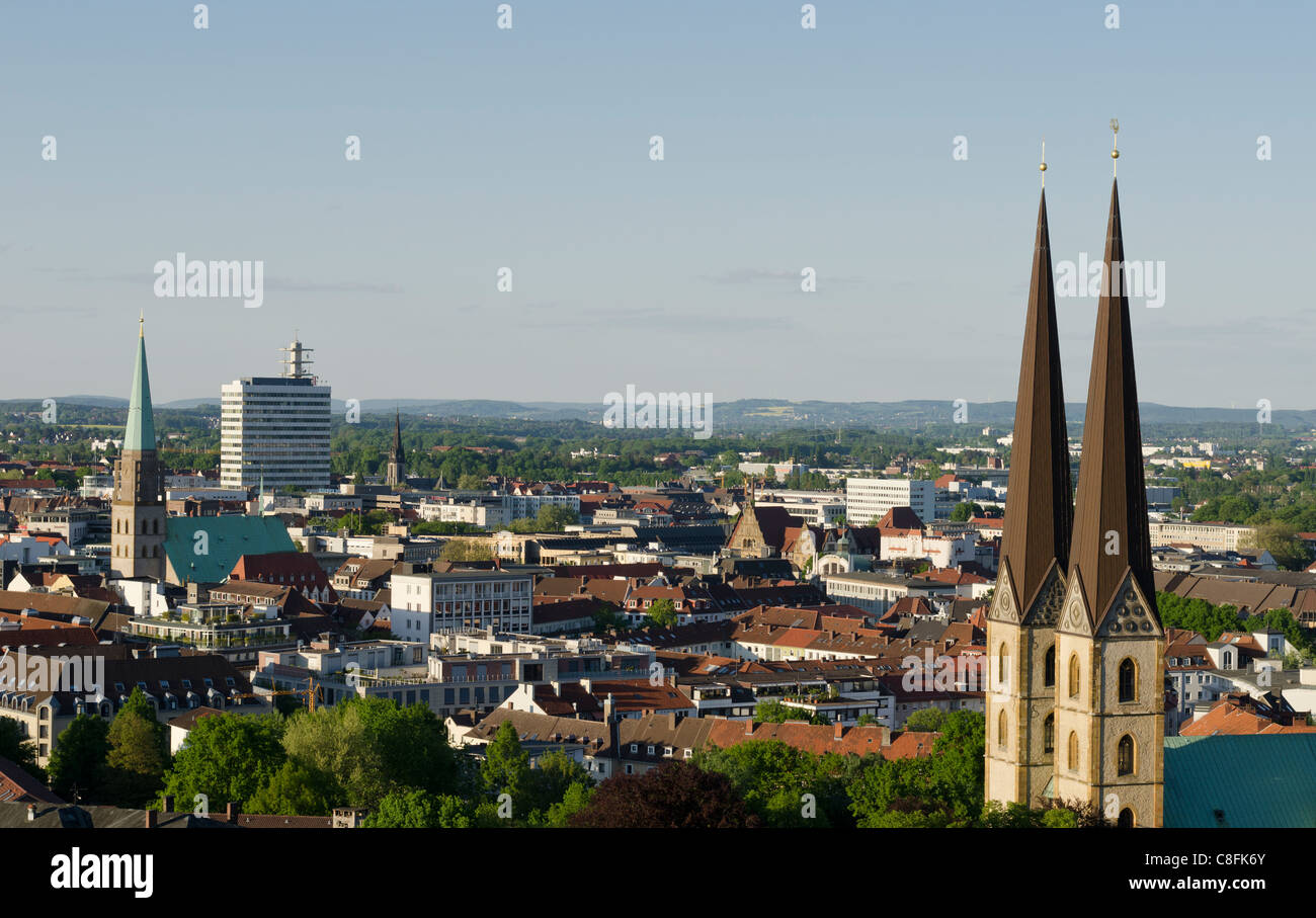 Bielefeld-Skyline Stockfoto