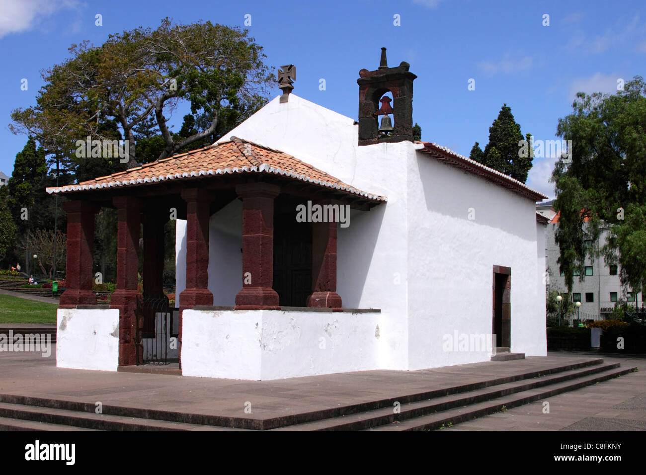 Capela de Santa Catarina Funchal Madeira Stockfoto