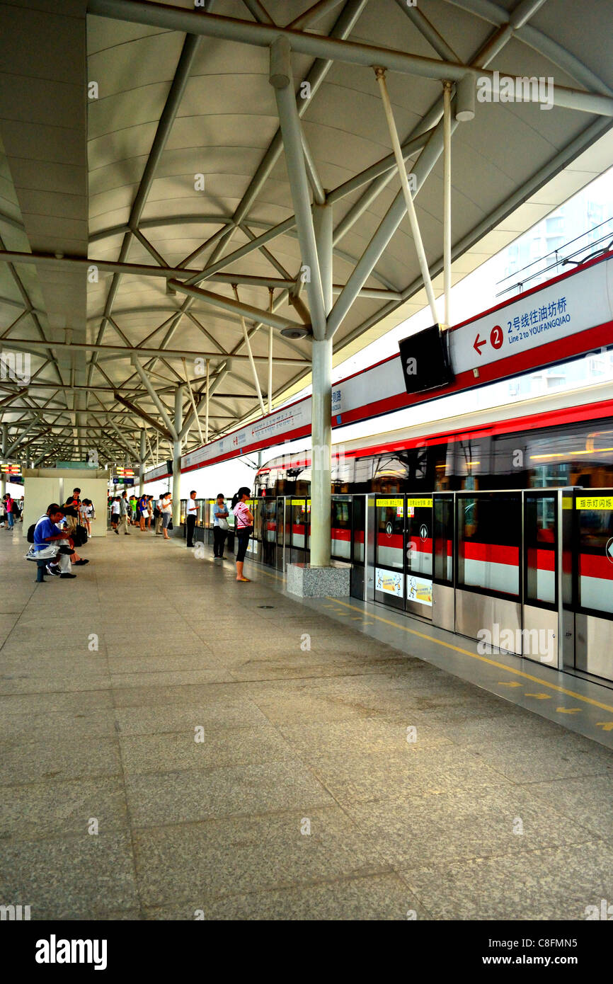 Modernisierung der Transportinfrastrukturen in China Stockfoto