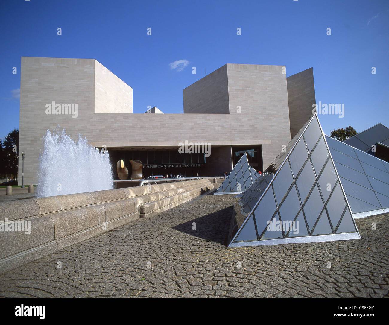 Das National Museum of the American Indian, Unabhängigkeit Avenue, Washington DC, Vereinigte Staaten von Amerika Stockfoto