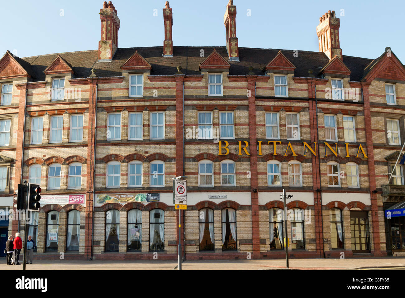 Das Britannia Hotel im Stadtzentrum von Wolverhampton Stockfoto