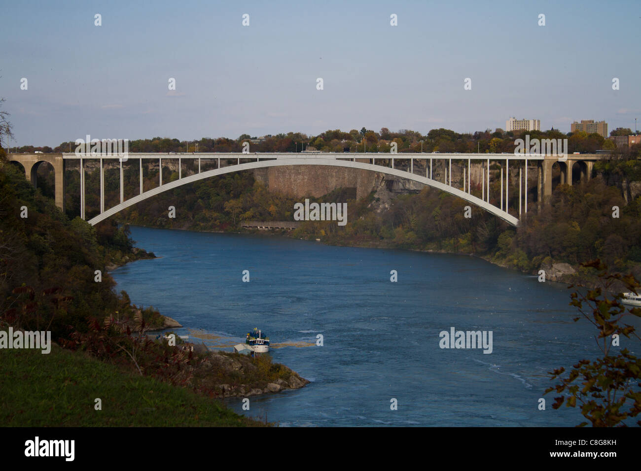 Rainbow Bridge verbinden Kanada usa Stockfoto