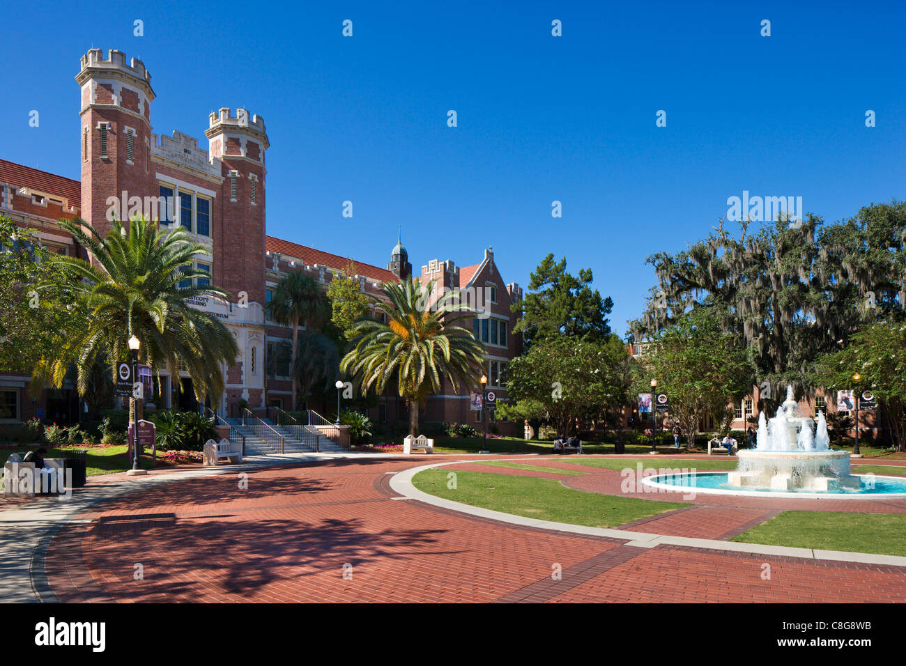 Westcott Gebäude und Rubin Diamant Auditorium, Florida State University in Tallahassee, Florida, USA Stockfoto