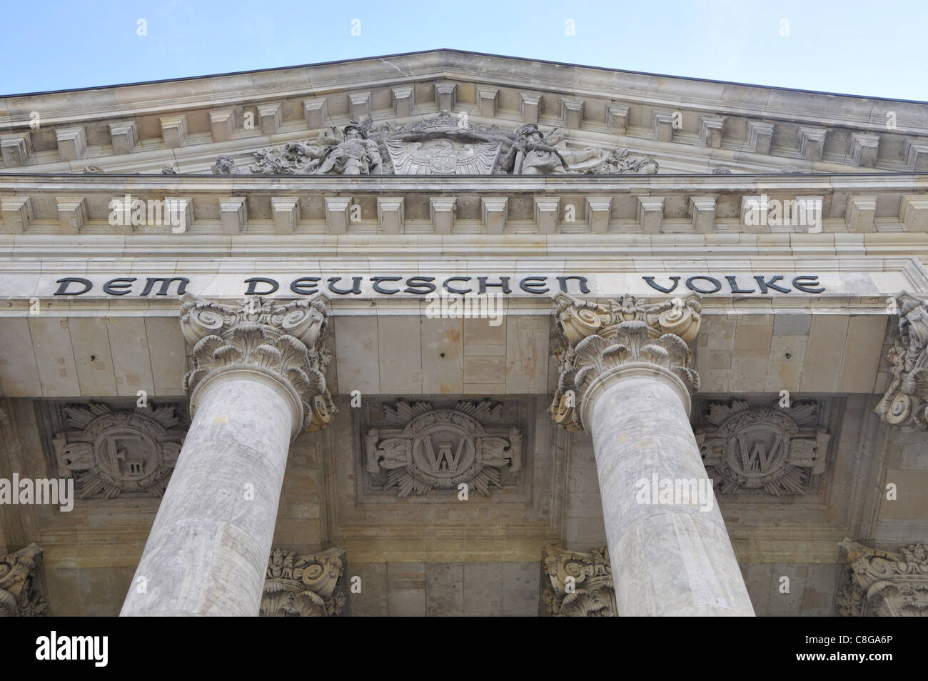 Reichstag, Berlin, Deutschland Stockfoto