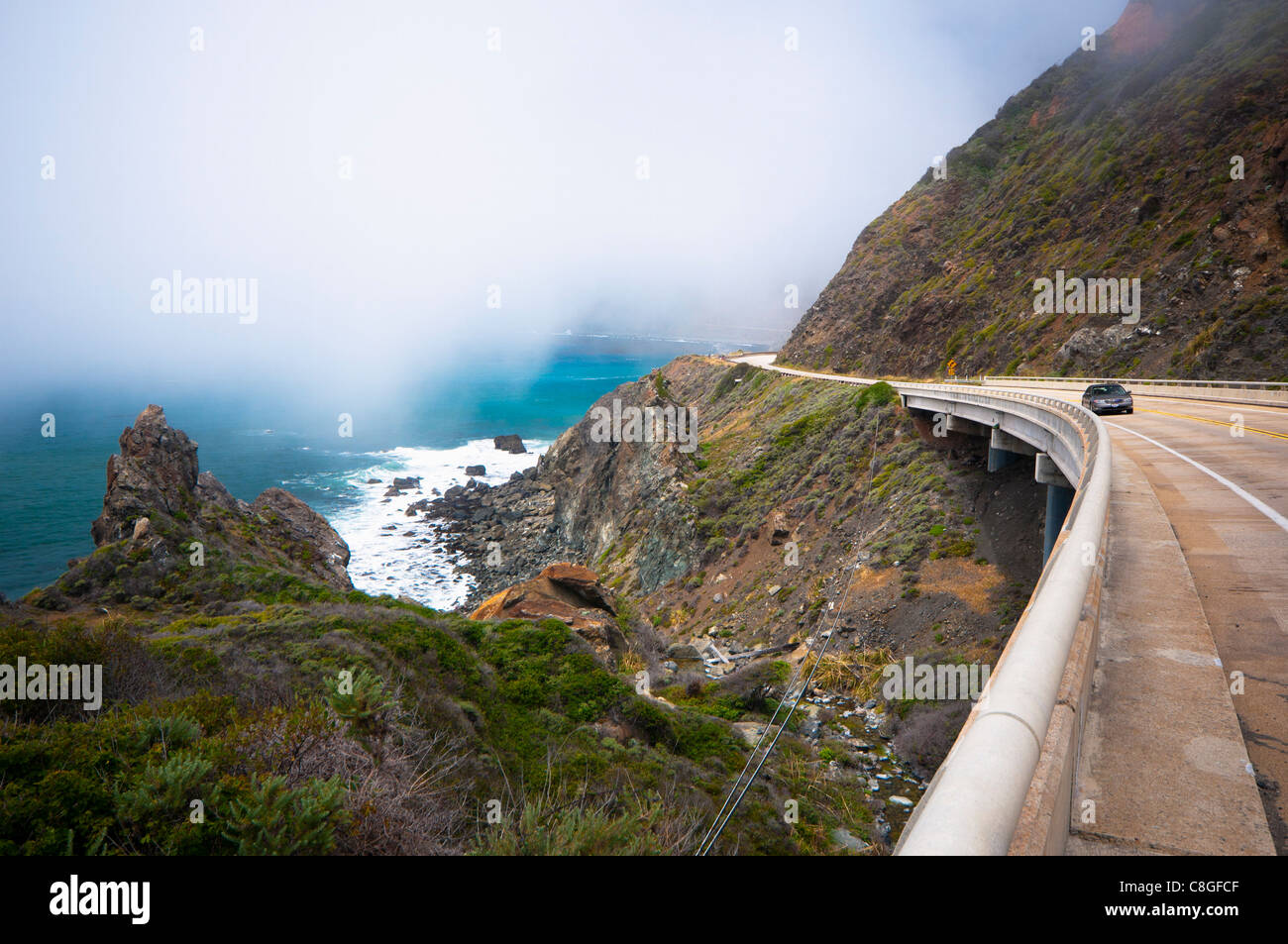 Highway 1, Kalifornien, Vereinigte Staaten von Amerika Stockfoto