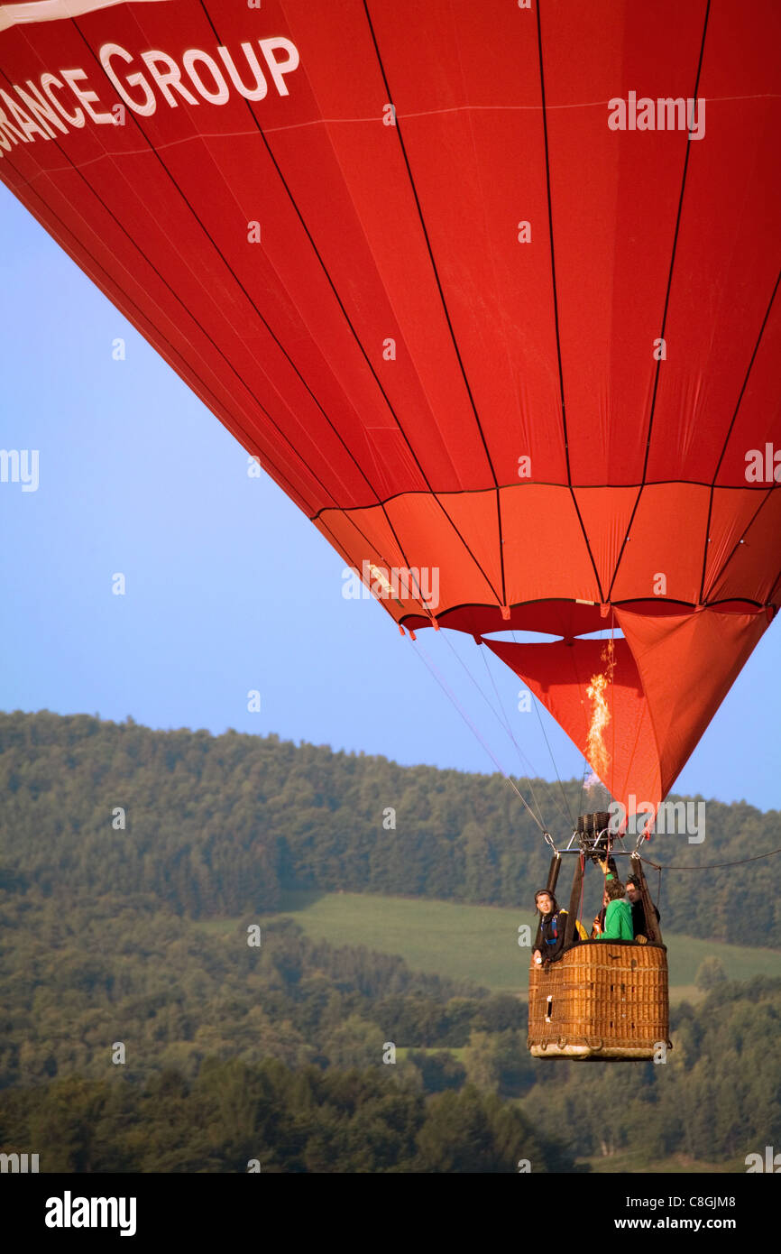 Heißluft-Ballon-Festival - Primagaz Ballonweek Stubenberg am See, Österreich Stockfoto