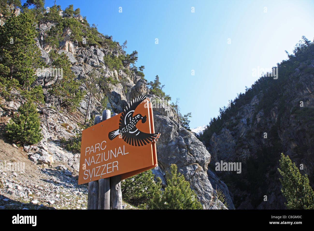 Reisen, Geographie, Natur, Europa, Schweiz, Graubünden, Graubünden, Schweizer Nationalpark, Nationalpark, Schweizer Alpen, Berg, V Stockfoto