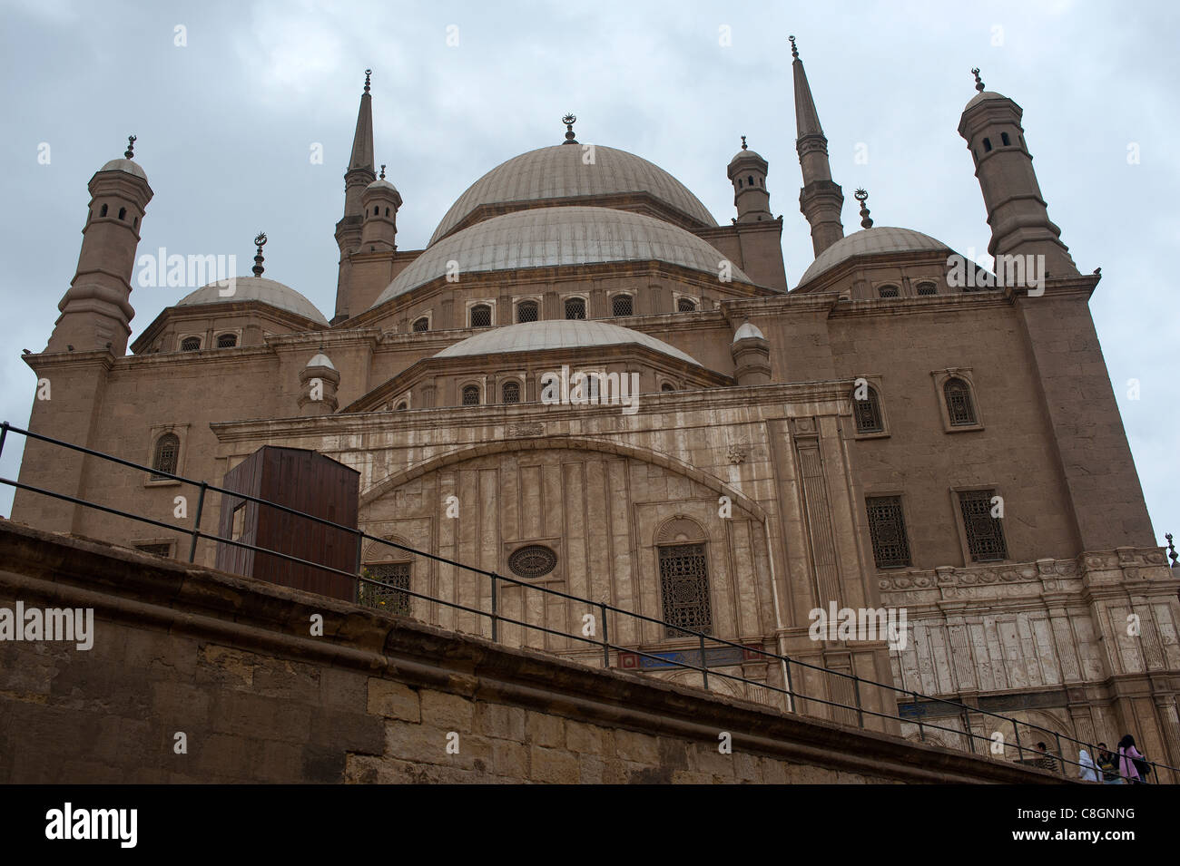 Ägyptische Mohammed Ali Moschee auf Saladin Al Aywbi Zitadelle in Kairo. Ägypten Stockfoto