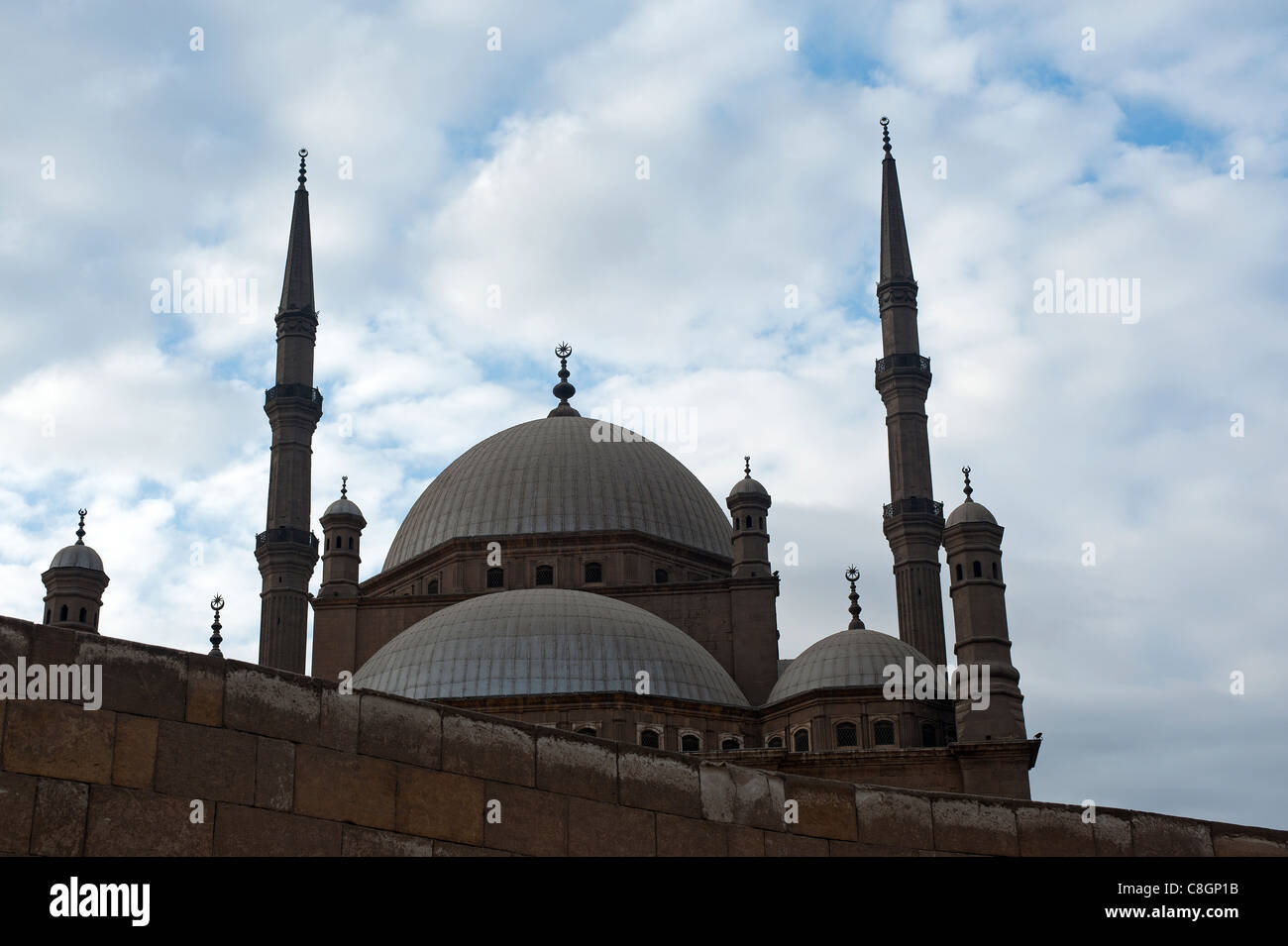 Ägyptische Mohammed Ali Moschee auf Saladin Al Aywbi Zitadelle in Kairo. Ägypten Stockfoto