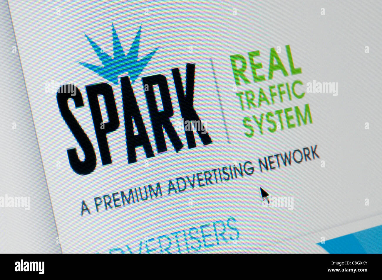 Nahaufnahme des Spark Studios Logos wie auf ihrer Website zu sehen. (Nur zur redaktionellen Verwendung: print, TV, e-Book und redaktionelle Webseite). Stockfoto