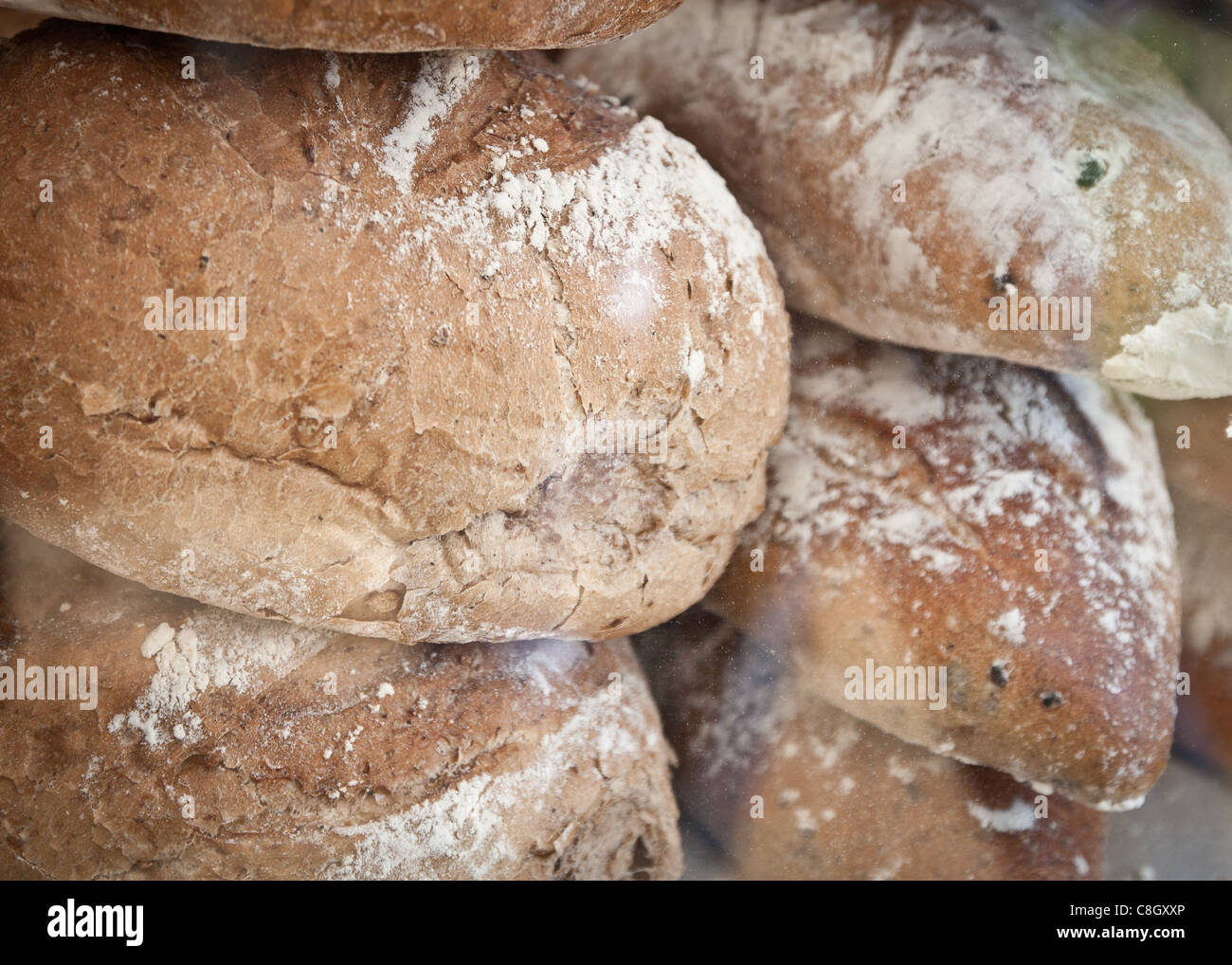 hausgemachte Brote Stockfoto