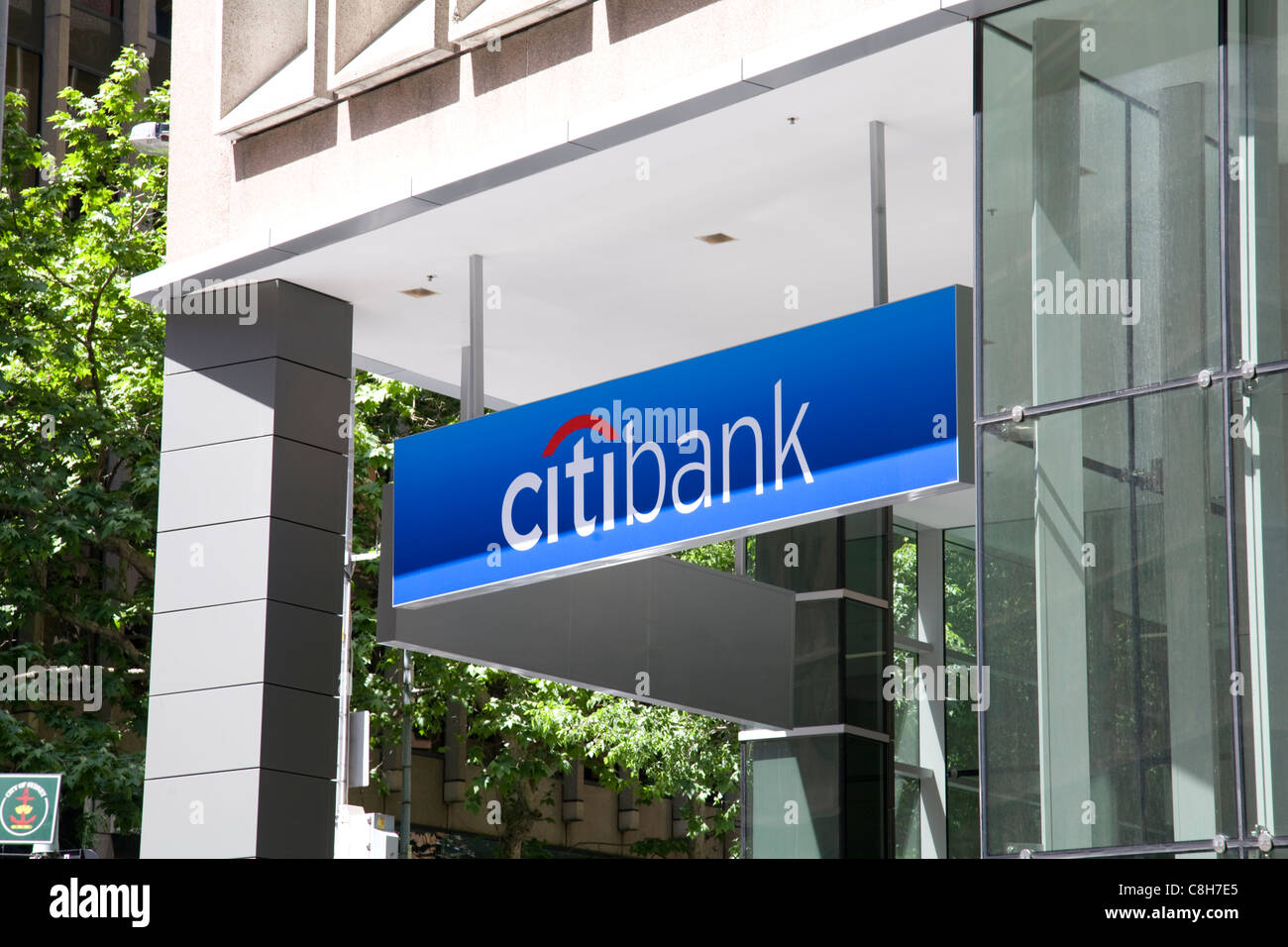 Citibank-Filiale in Hunter Street, Sydney, Australien Stockfoto