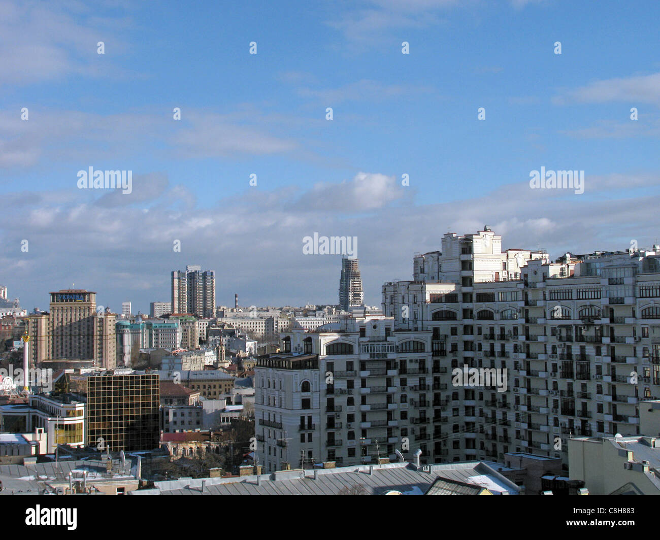 Zentrum von Kiew Stockfoto