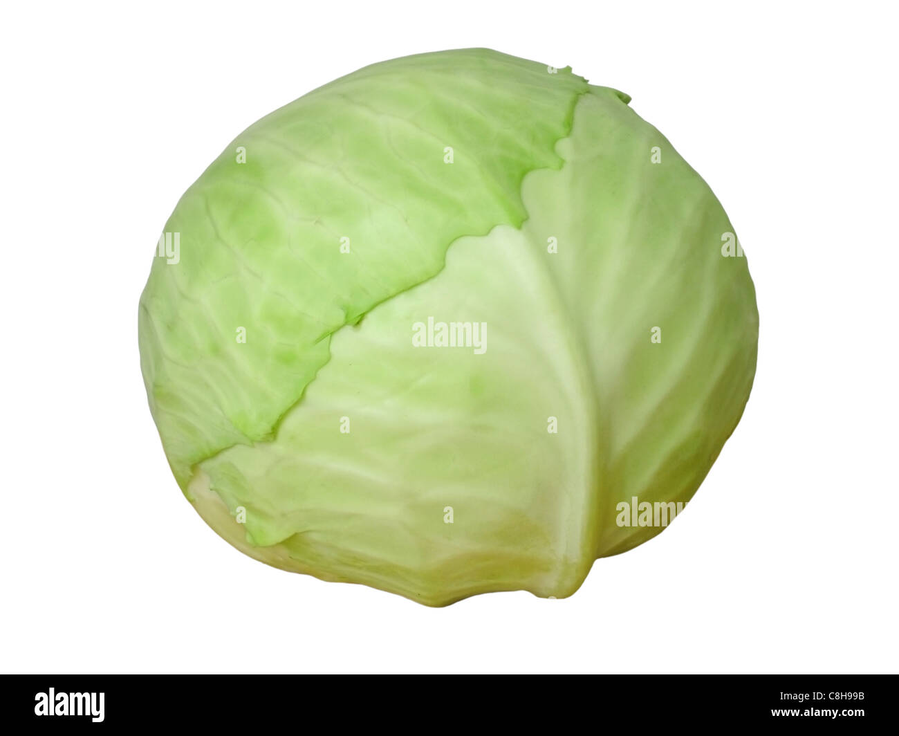 Kohl, isoliert auf weiss Stockfoto