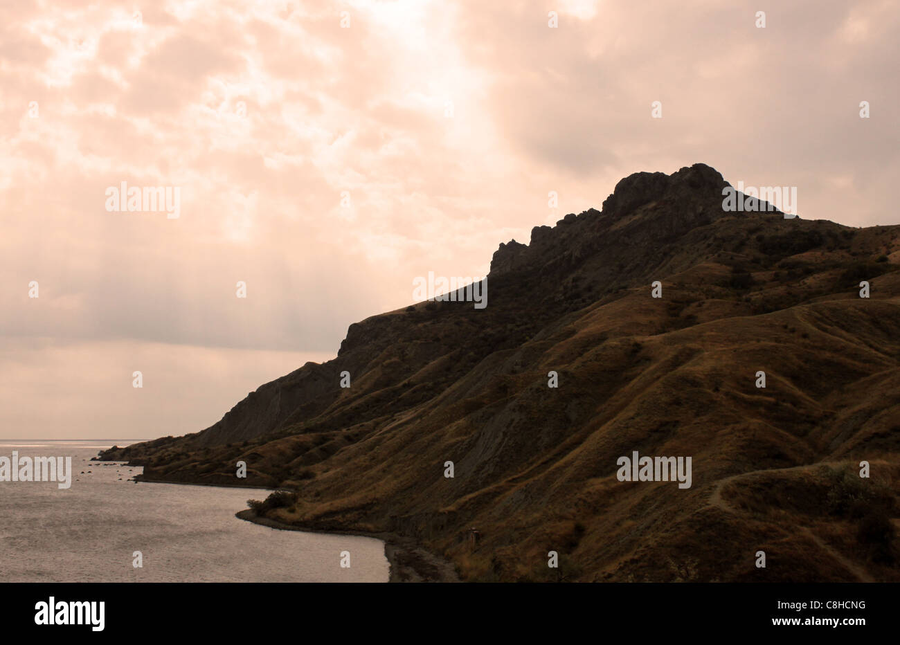 alten Vulkan, Karadag, Crimea Stockfoto