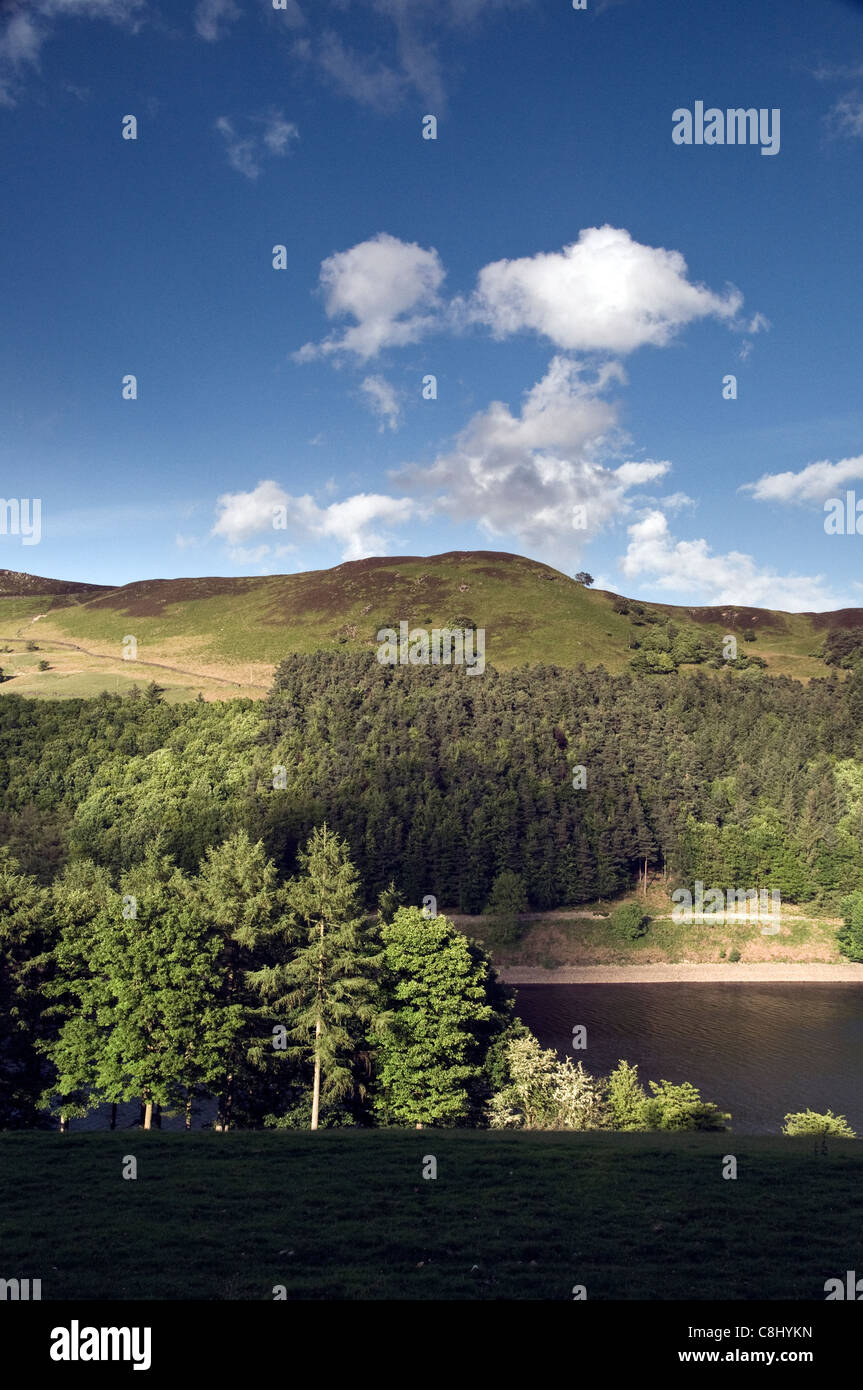 Landschaft über die Ladybower Stockfoto