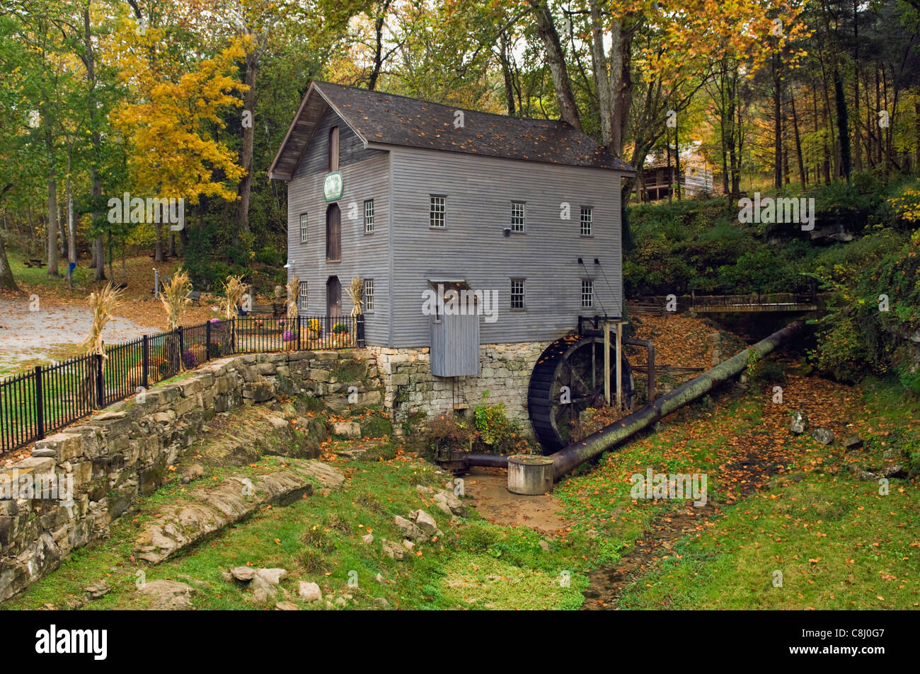 Becks Mühle in Washington County, Indiana Stockfoto