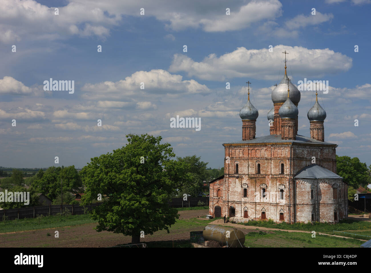 Russland, Rostow, Goldener Ring, Russisch-orthodoxe Kirche, Geschichte, goldene Türme, Kuppeln, Klöster, magische Zeiten Stockfoto