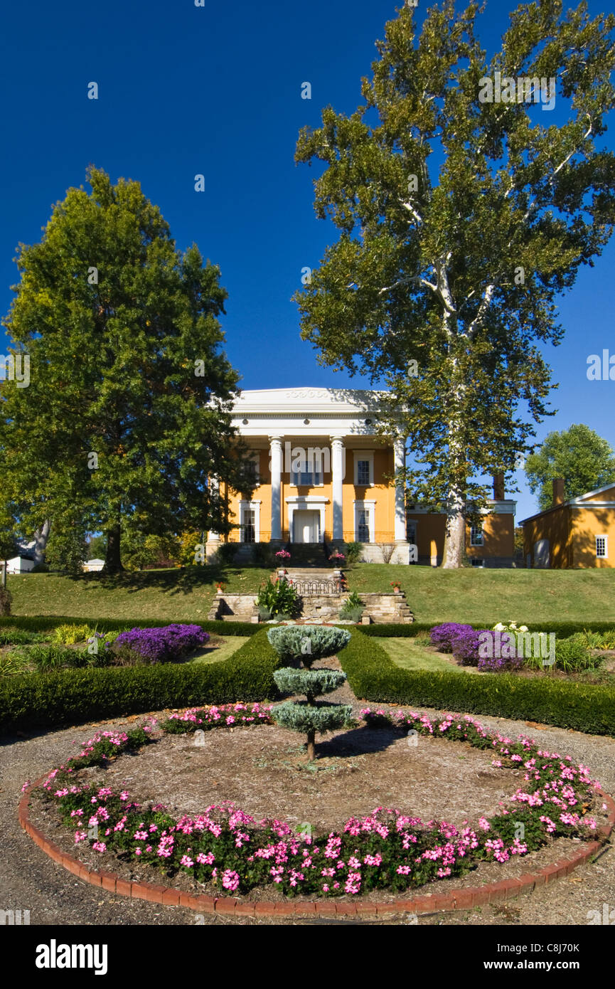 Lanier Anwesen und Gärten in Madison, Indiana Stockfoto