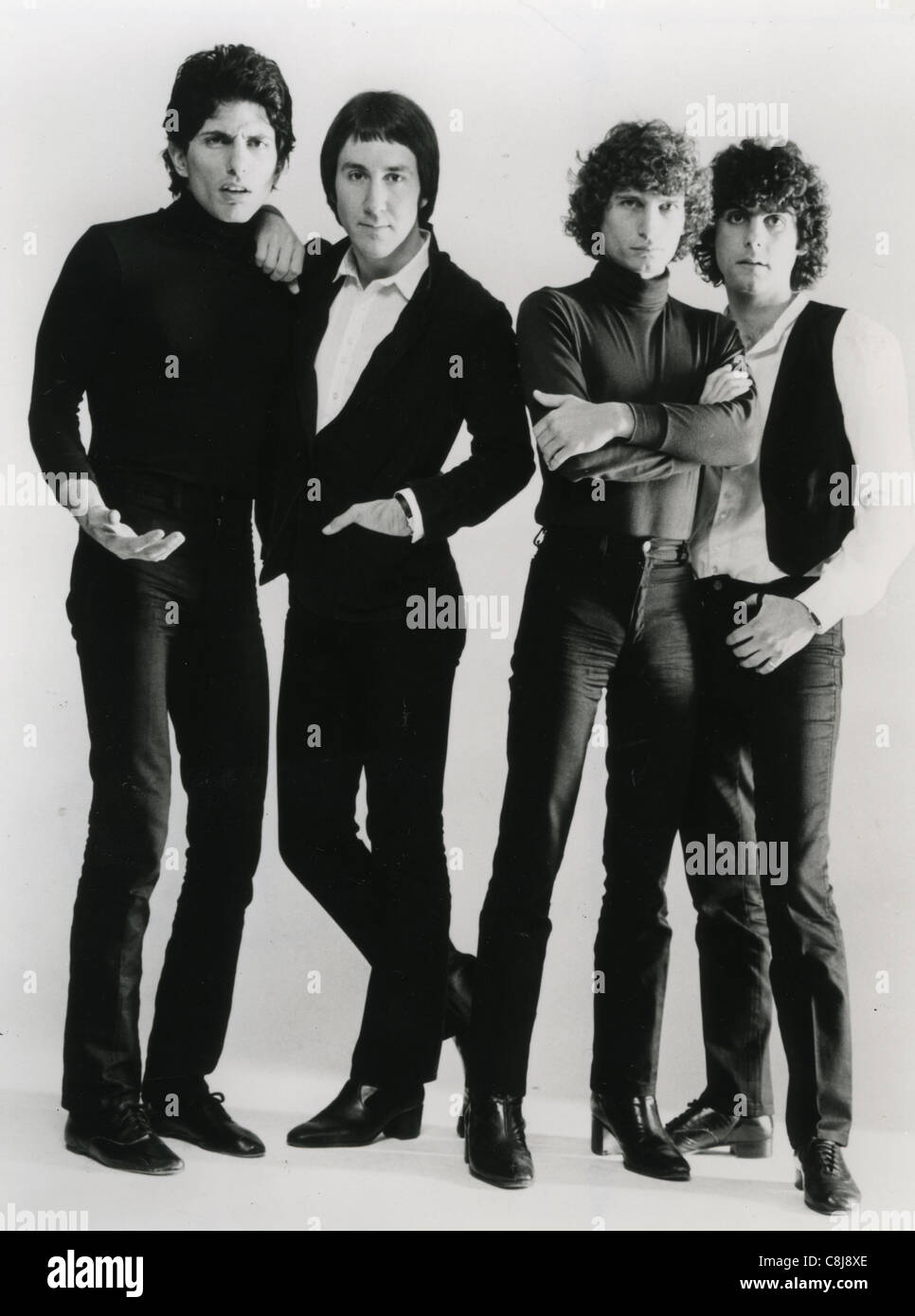 DIE KNACK-Promo-Foto des US-Rock-Gruppe über 1980 Stockfoto