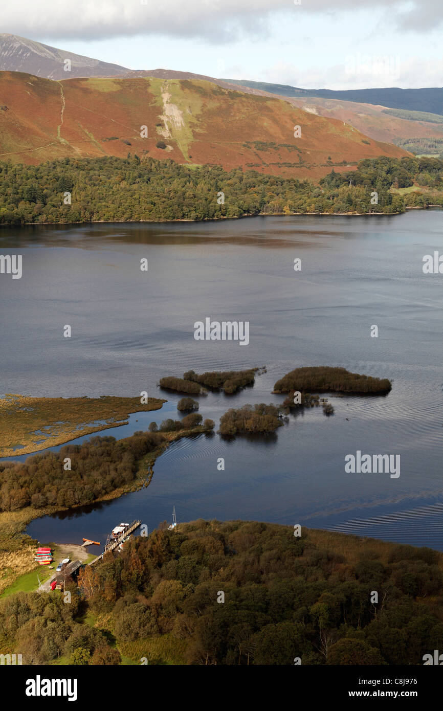 "Derwent Water' aus 'Überraschung View', [Lake District National Park], Cumbria, England, UK Stockfoto