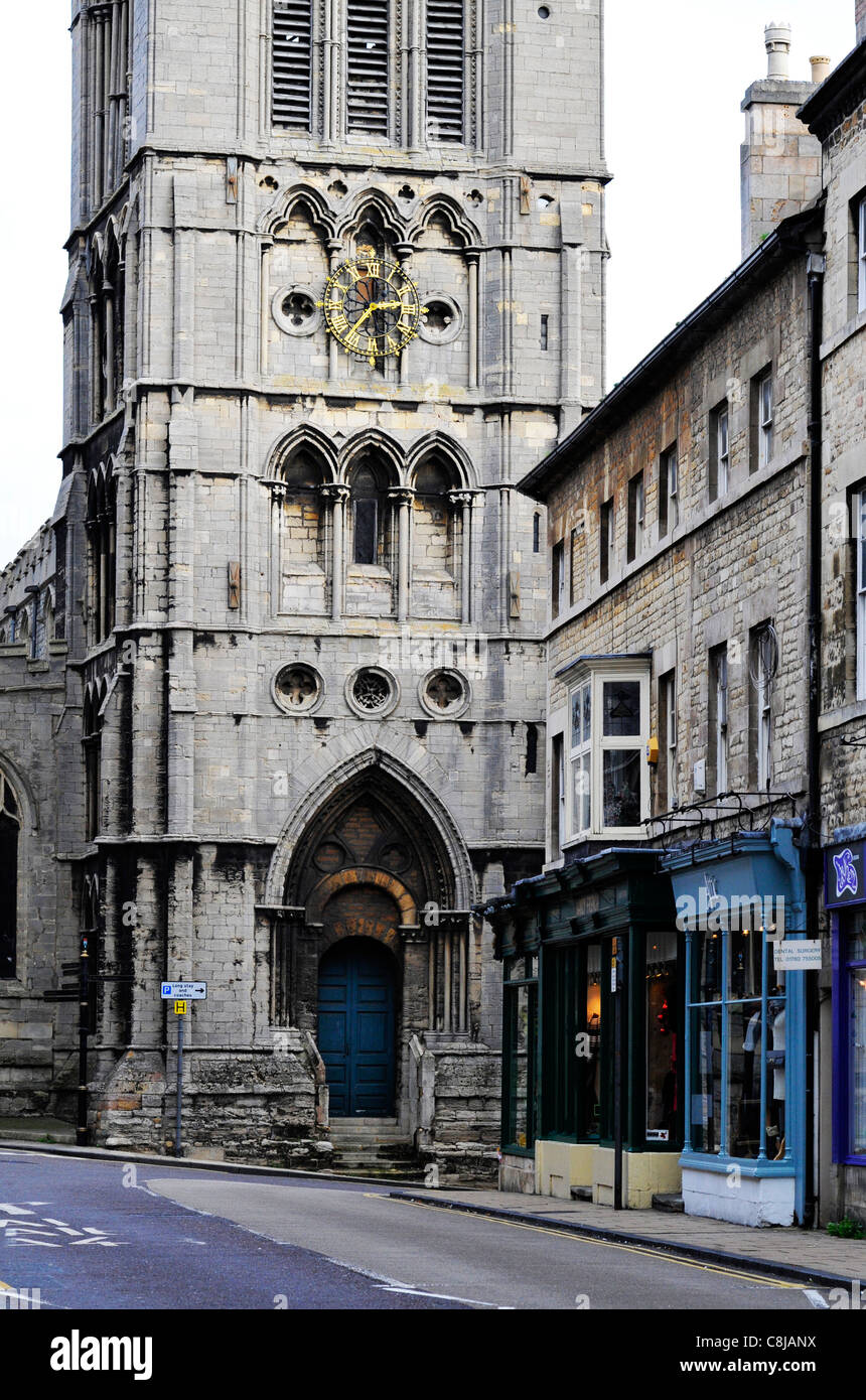 Str. Marys Kirche, Stamford, UK. Stockfoto