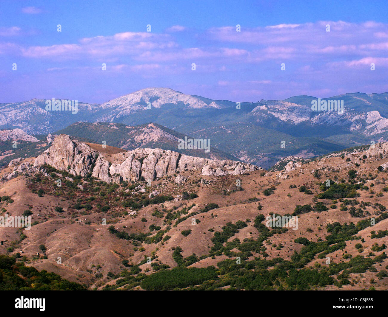 Crimea Berge Stockfoto
