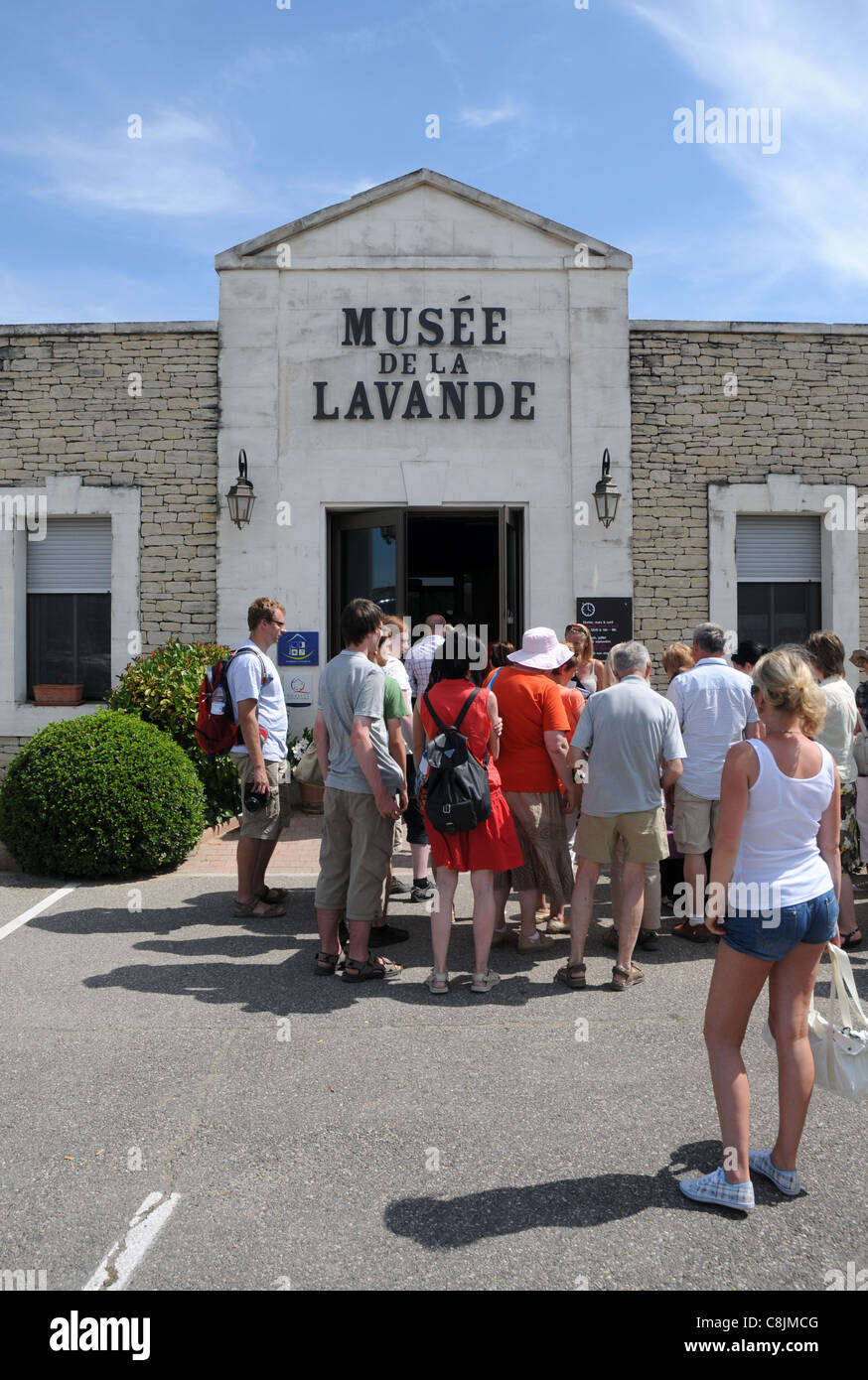 Musée De La Lavande (Lavendel-Museum) im Besitz von Familie Lincele in Coustellet, Provence Region in Frankreich Stockfoto