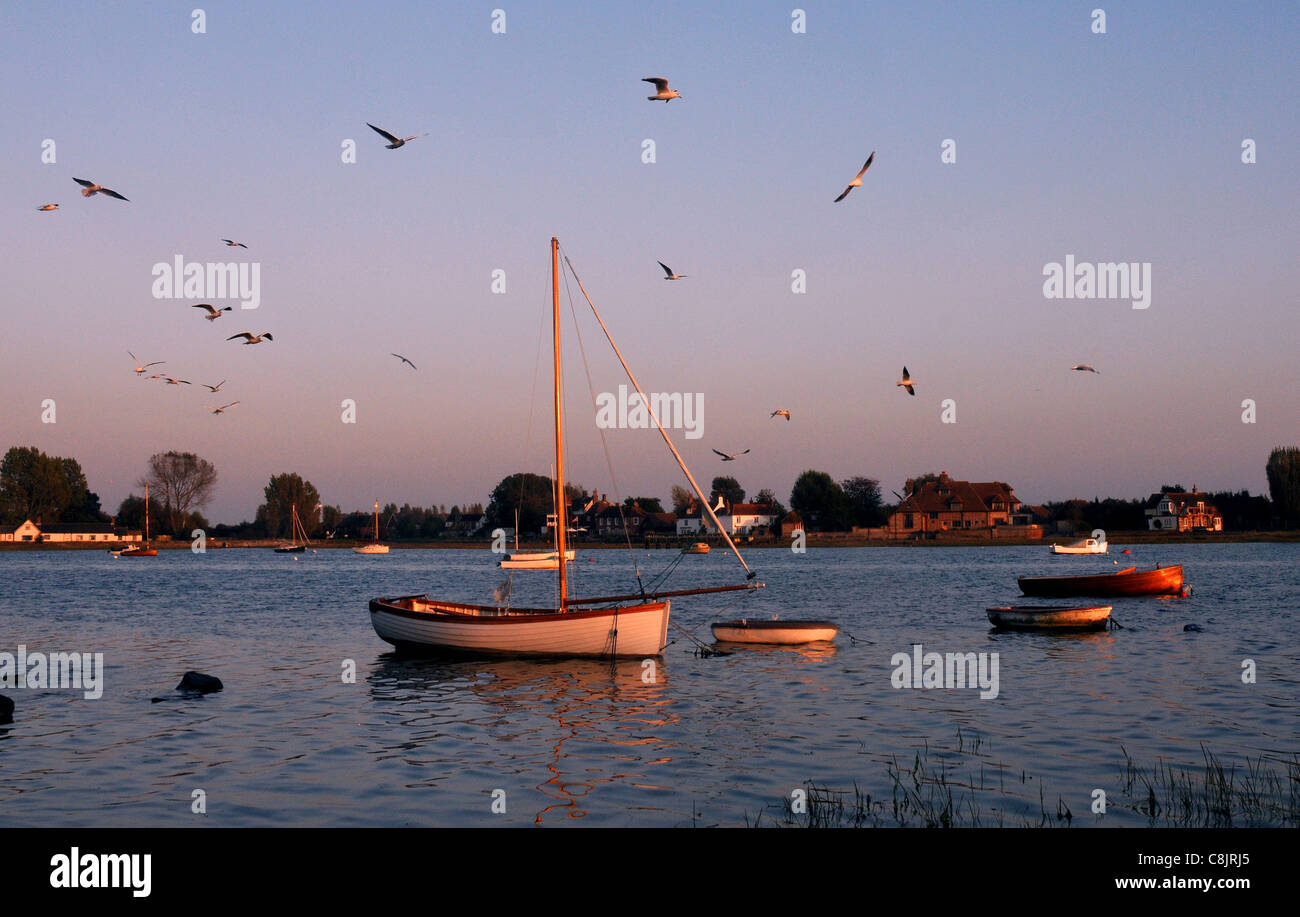 BOSHAM HARBOUR, WEST SUSSEX Stockfoto