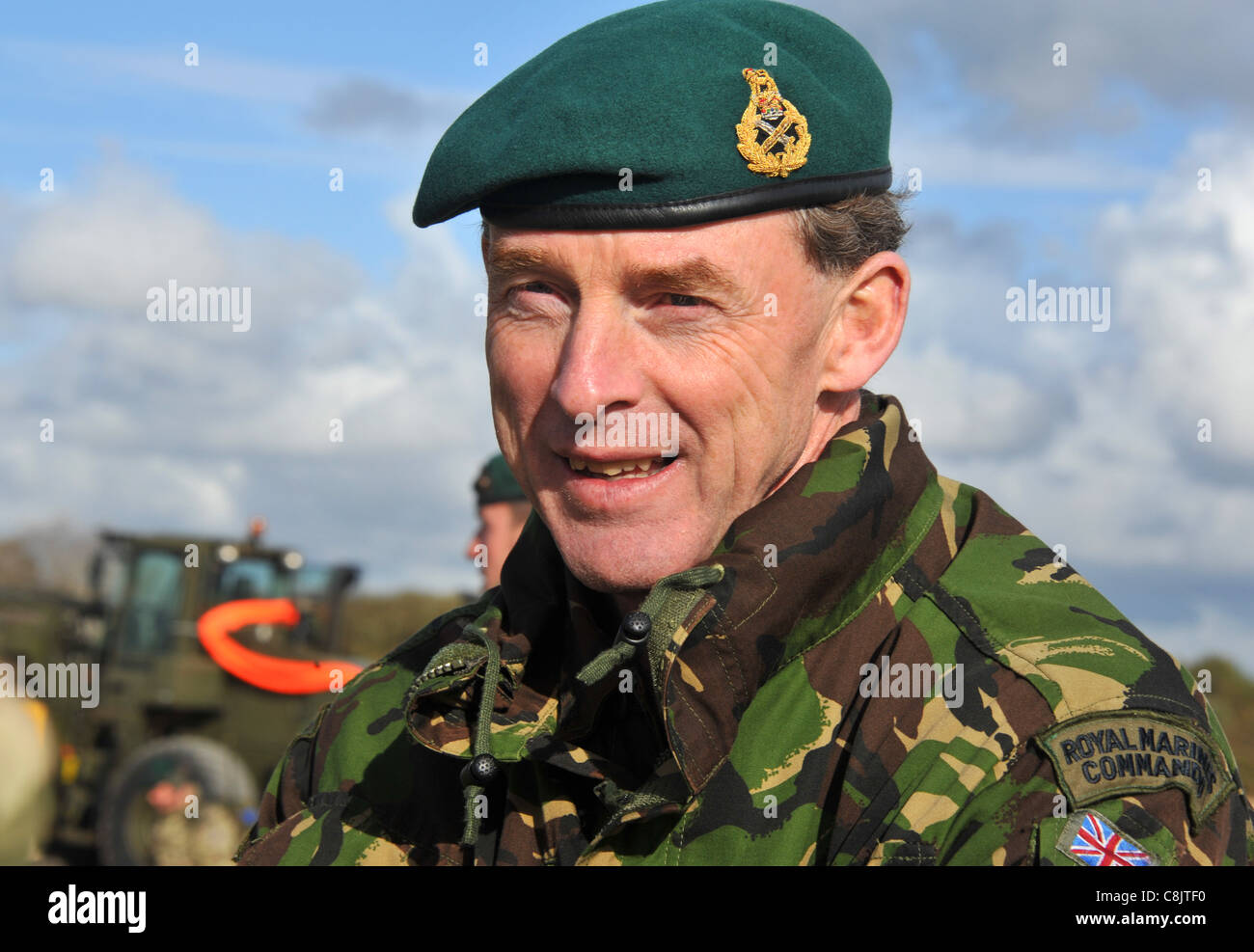 Kommandant General Royal Marines Buster Howes Stockfoto