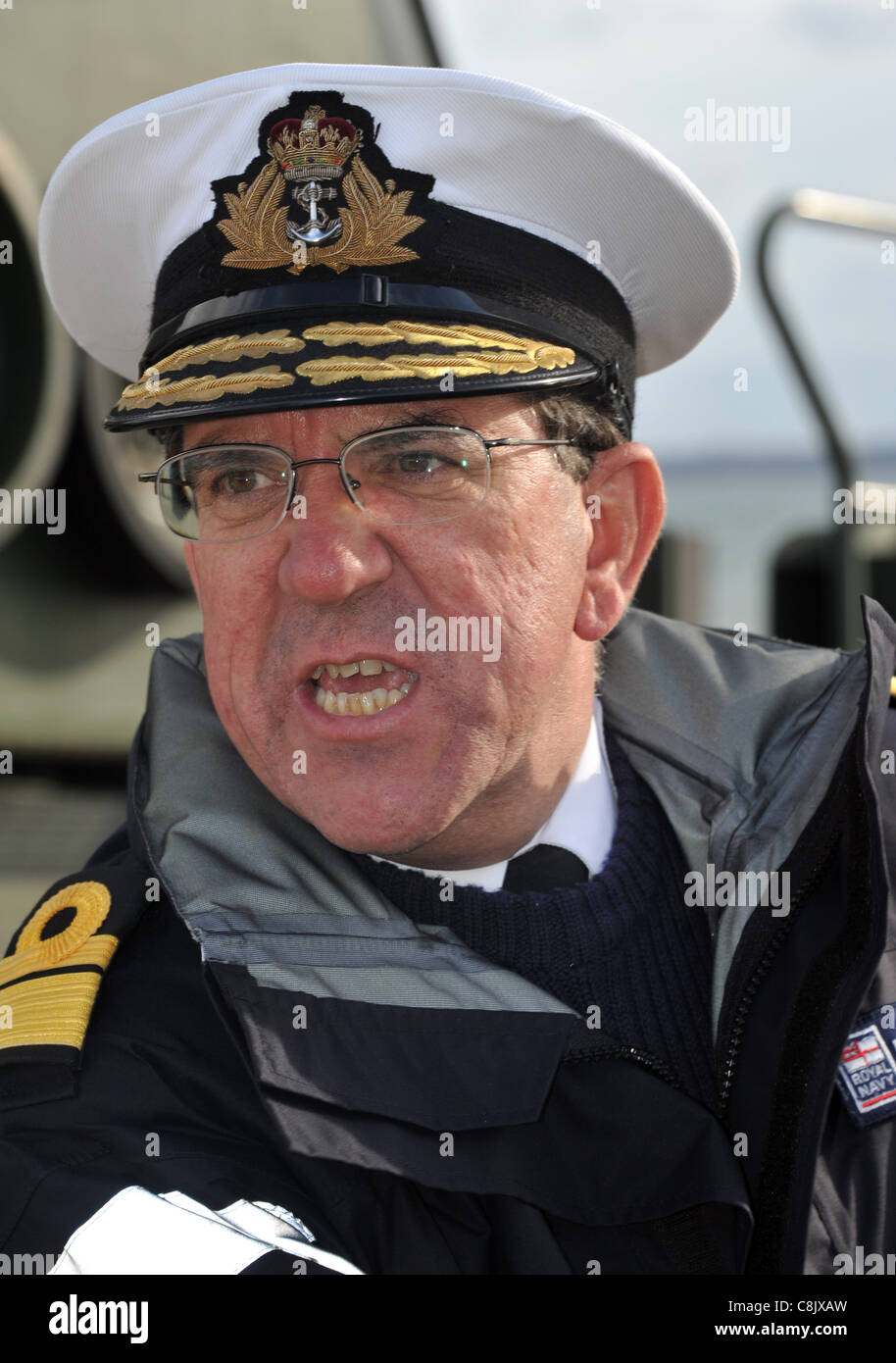 Hinterer Admiral Peter Hudson Stockfoto