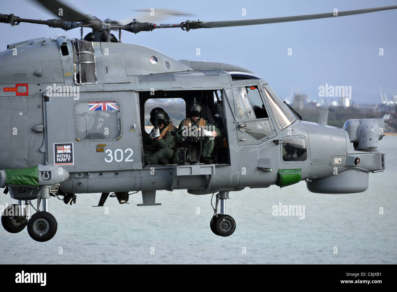 Royal Navy Lynx Hubschrauber Stockfoto