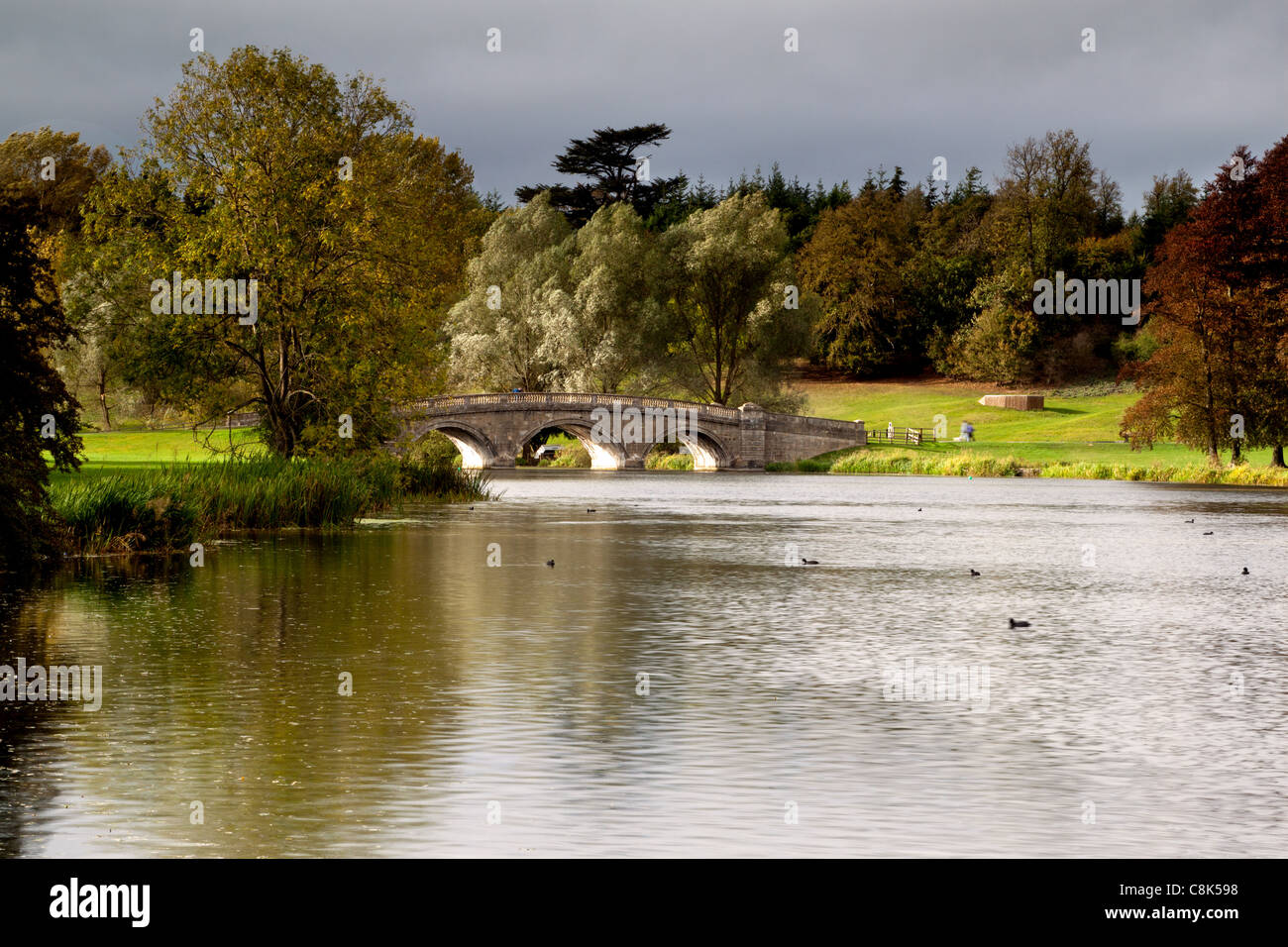 Blenheim Palace Garden Stockfoto