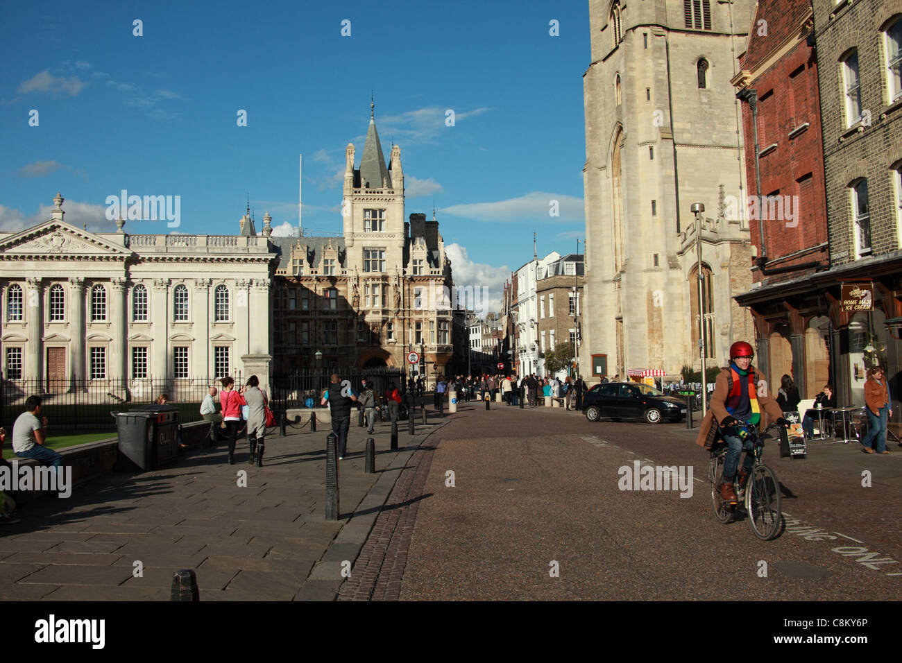 Parade des Königs, Cambridge, UK Stockfoto
