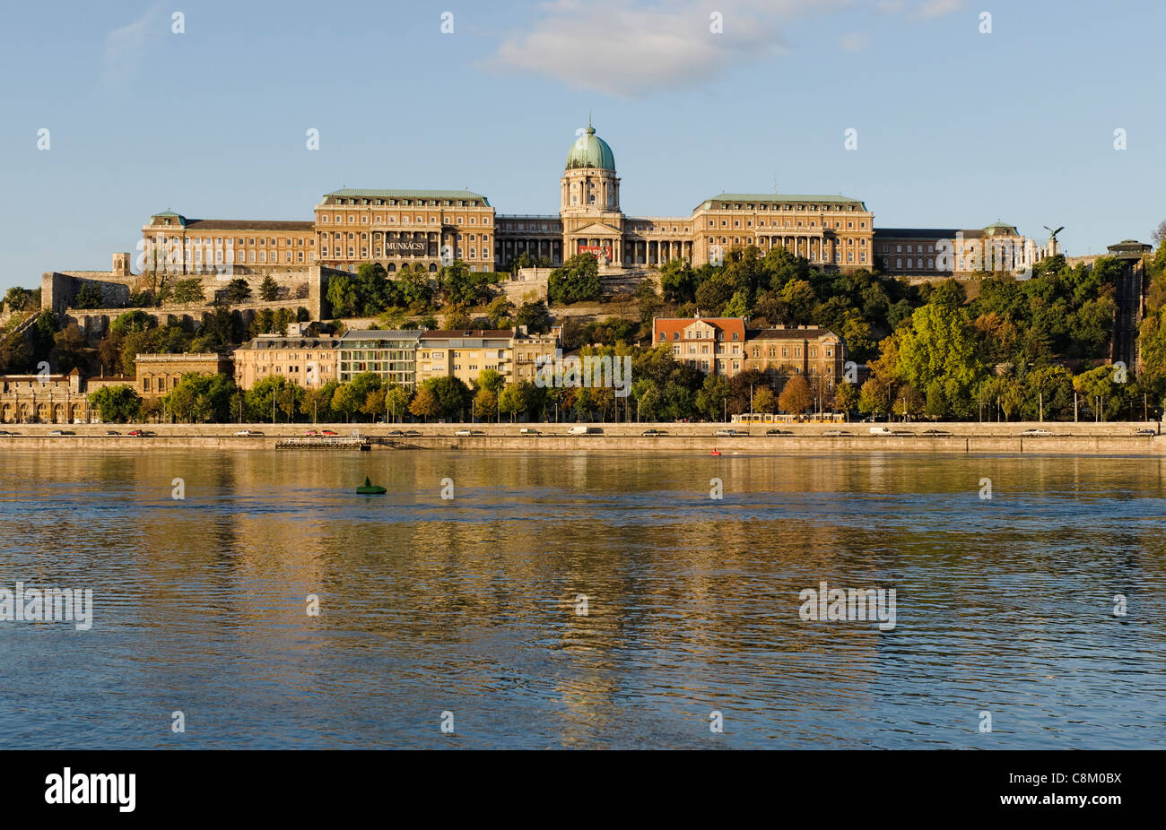 Königspalast von Buda, Buda Királyi Budapest Stockfoto